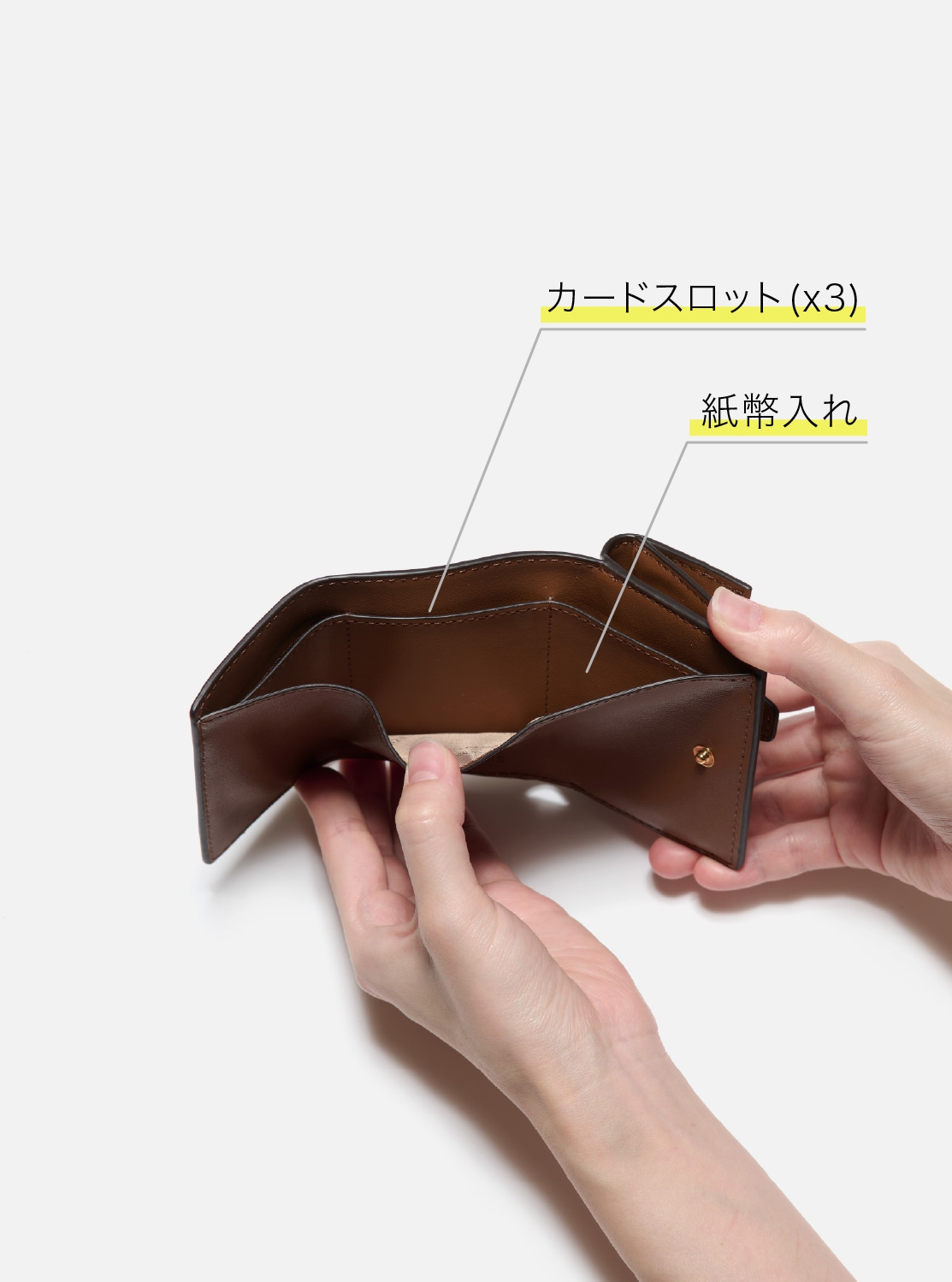 【日本限定】GREENWICH フラップ トライフォールド エクストラスモール - MKシグネチャー