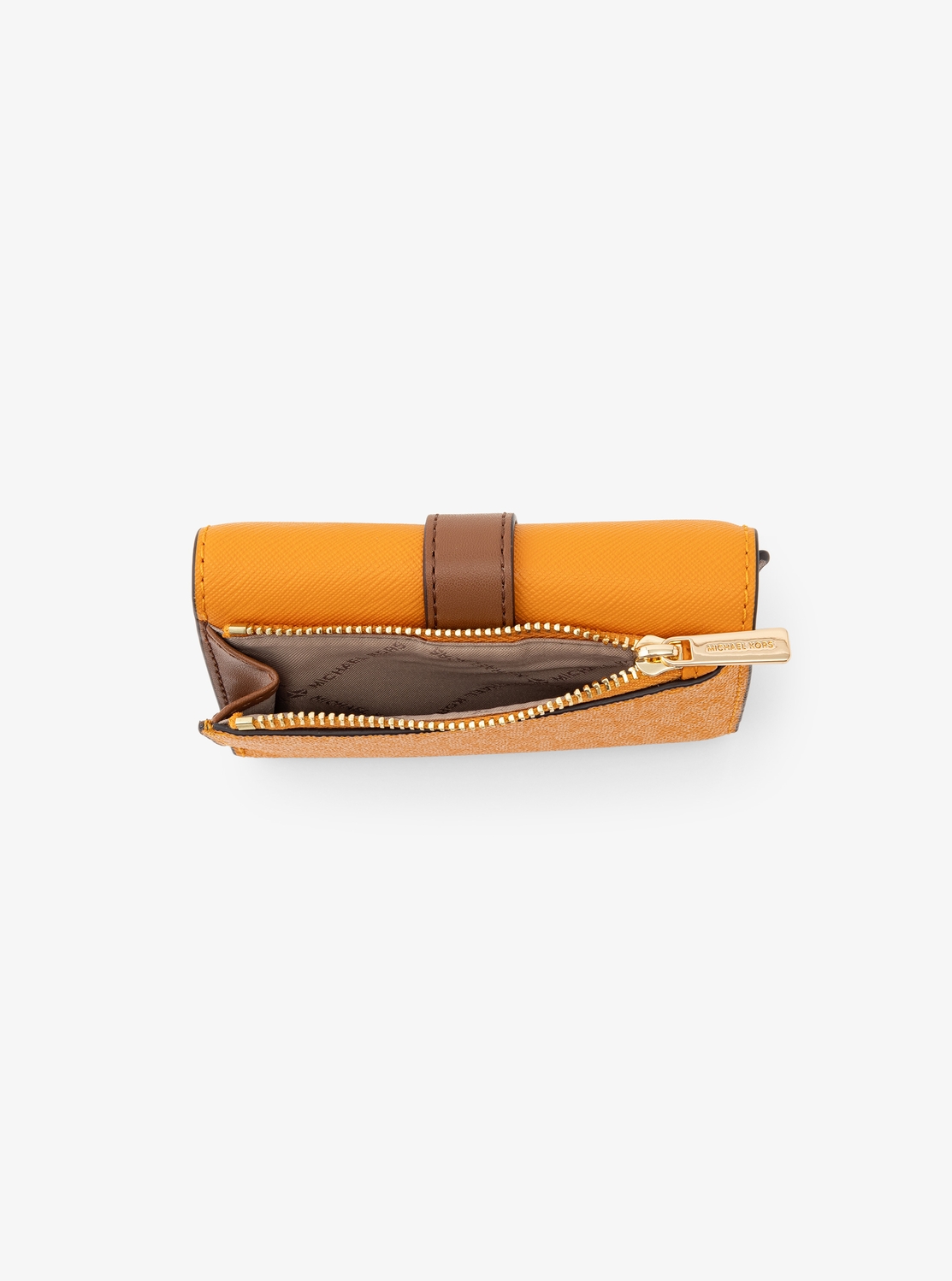 【新品】Michael Kors ミディアムスリムエンベロープ トライフォールド 公式アウトレット】GREENWICH エンベロープ トライフォールド