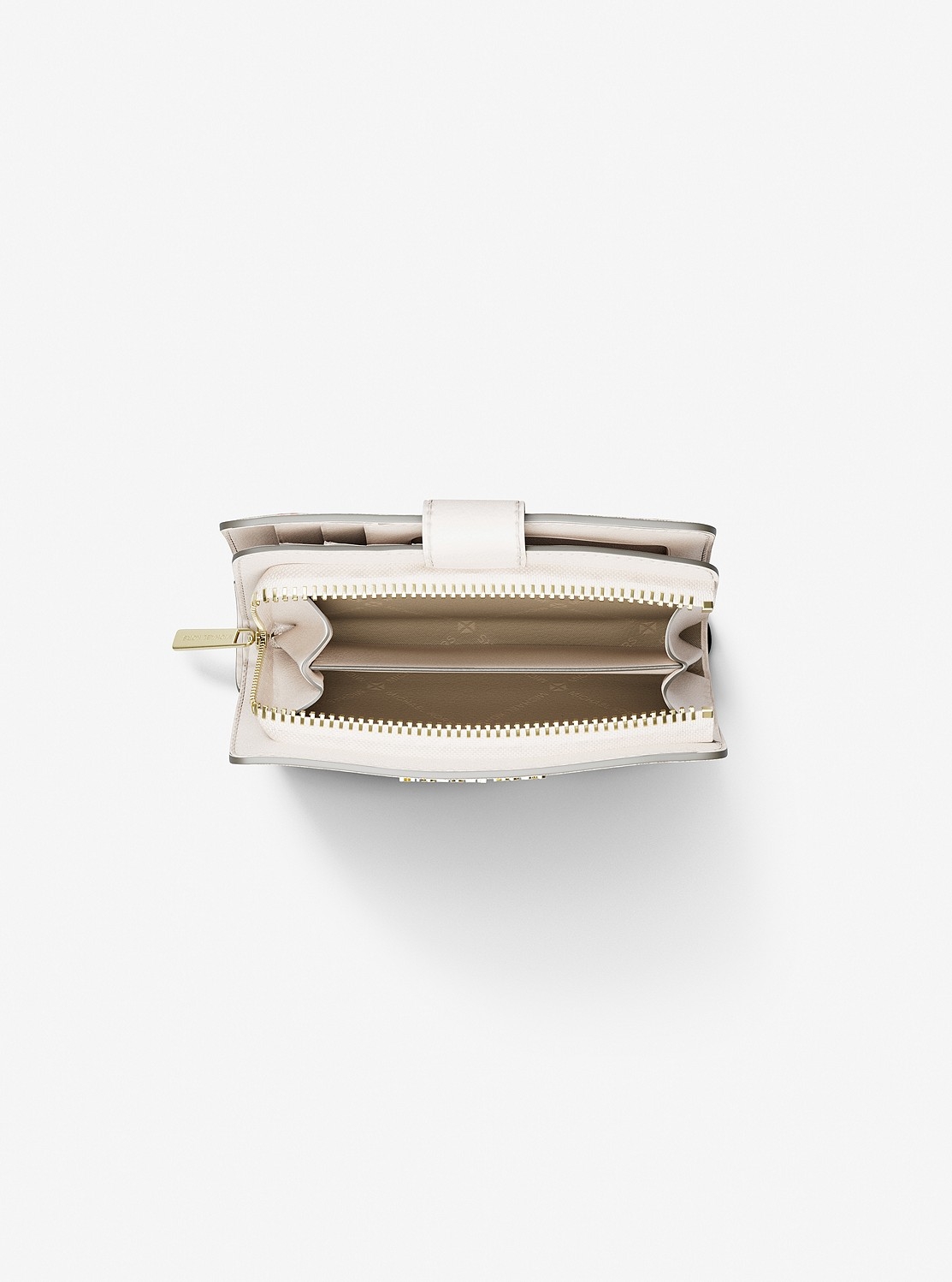 JET SET TRAVEL ビルフォールド ジップ コンパクト ウォレット ミディアム - MKシグネチャー