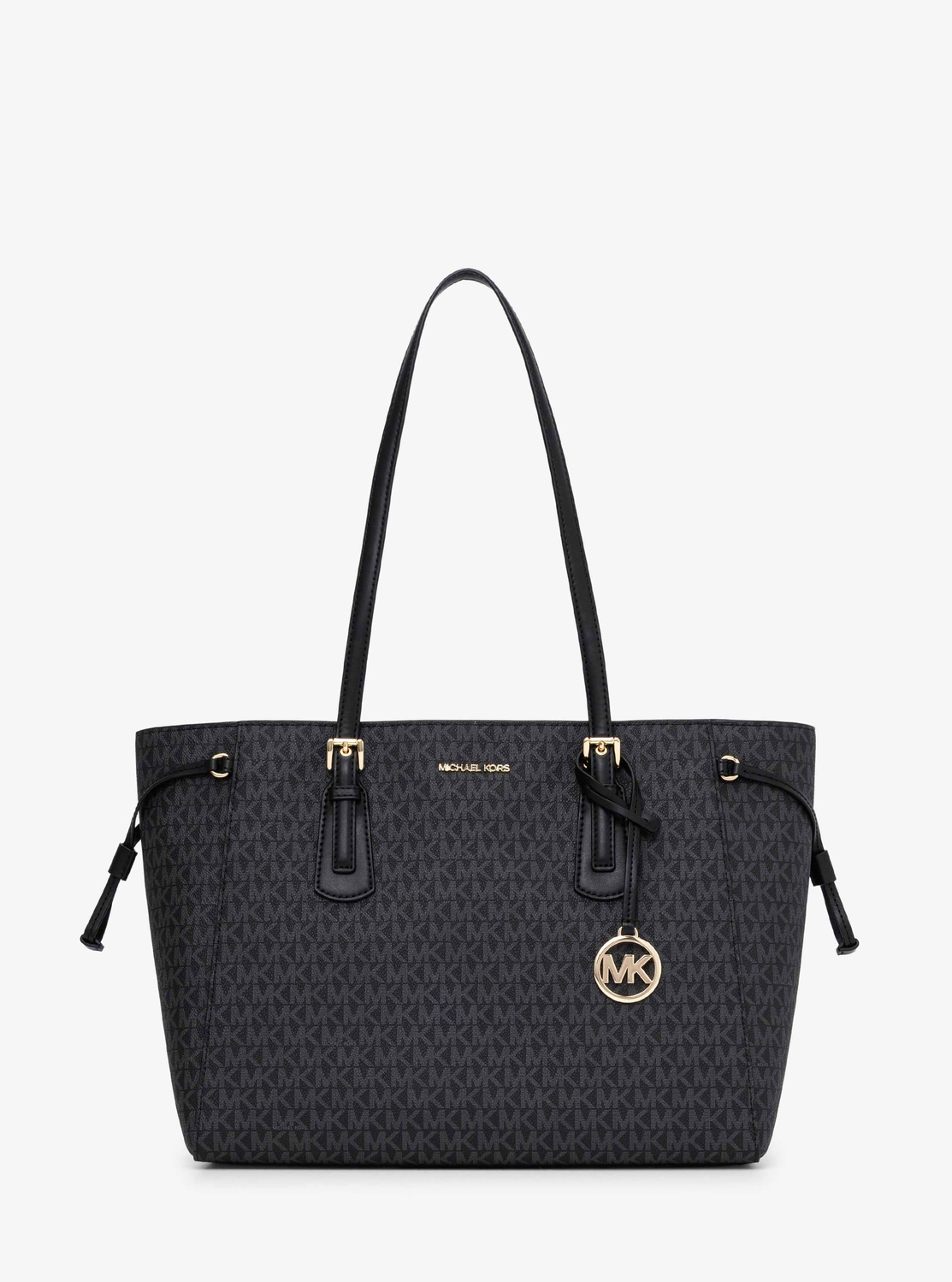 MICHEAL KORS ミディアム トップジップ トート MKシグネチャー QUINN(クイン) レザー トップジップ トート ミディアム - MK