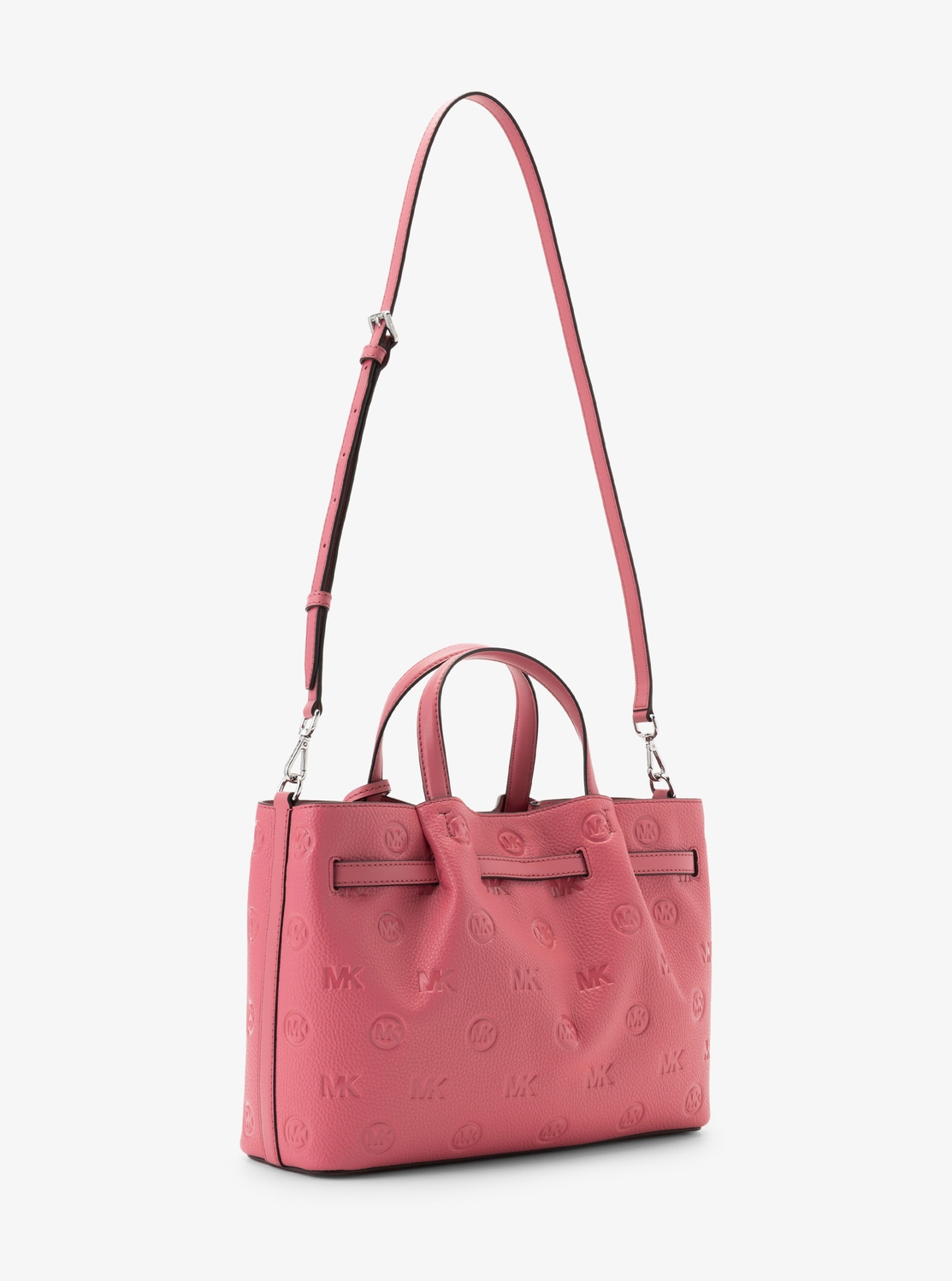 CARSON ロゴ デボス センタージップ サッチェル ミディアム