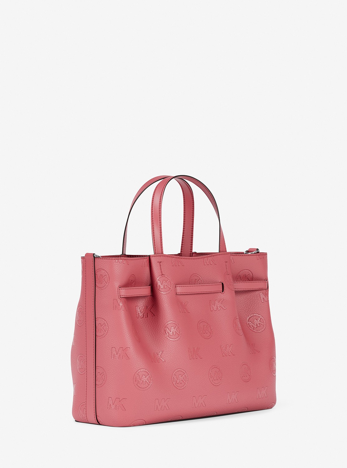 CARSON ロゴ デボス センタージップ サッチェル ミディアム