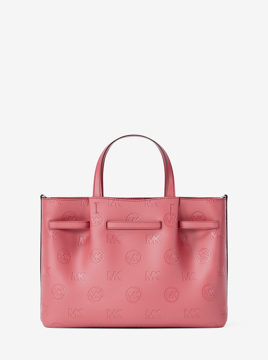 CARSON ロゴ デボス センタージップ サッチェル ミディアム