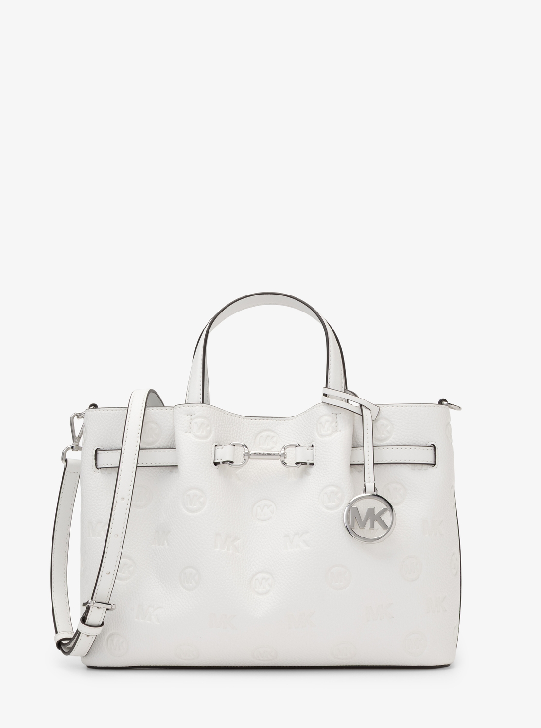 CARSON ロゴ デボス センタージップ サッチェル ミディアム