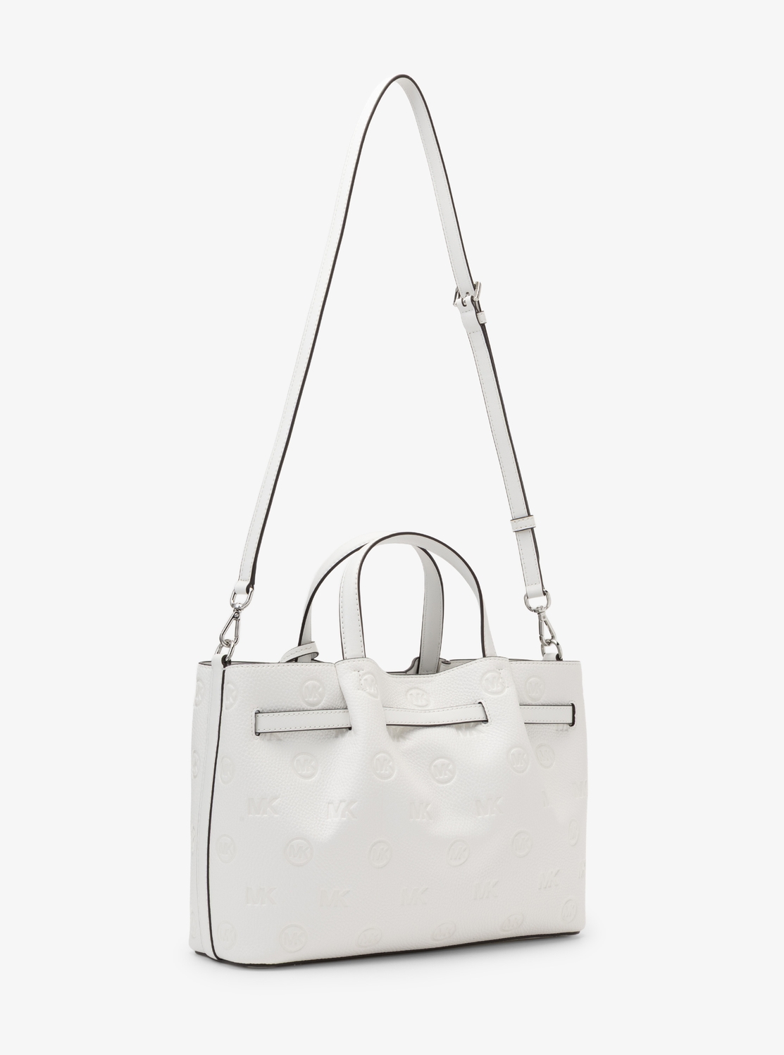 CARSON ロゴ デボス センタージップ サッチェル ミディアム