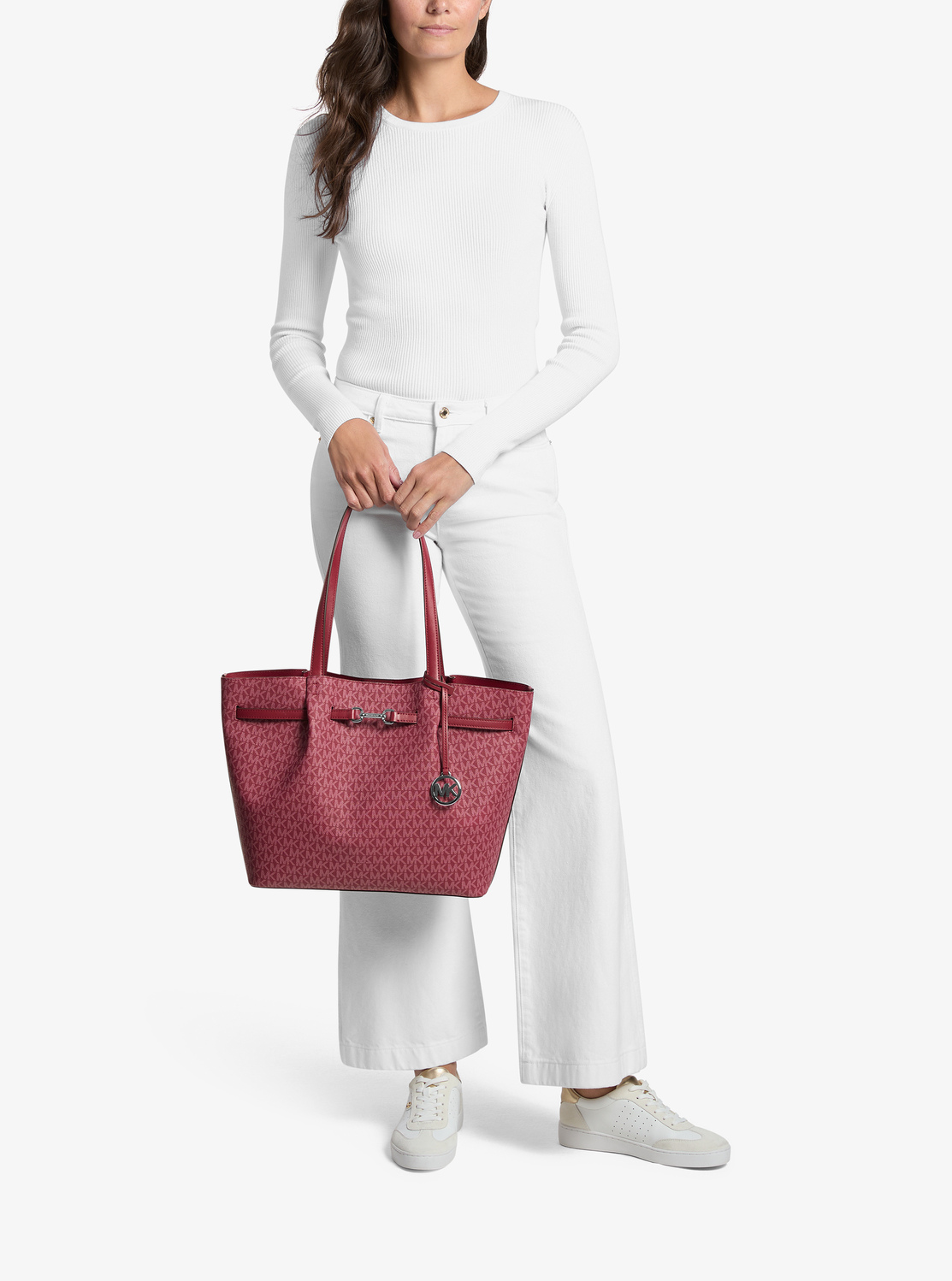 CARSON(カーソン) トートバッグ ラージ - MKシグネチャー|マイケル・コース(MICHAEL KORS)公式オンラインアウトレットストア 4