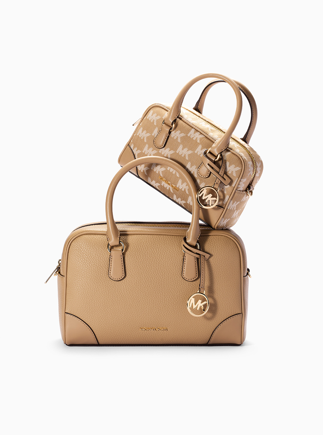 THOMPSON ぺブルレザー ダッフル サッチェル ミディアム