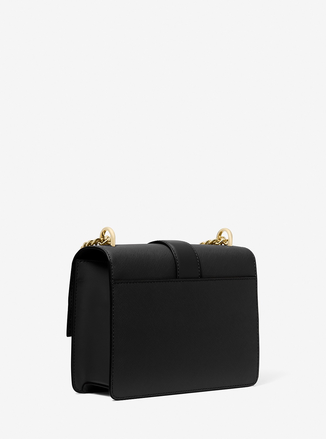 【新品】Michael Korsサフィアーノレザー ブラック サッチェルバッグ MICHAEL KORS ハンドバッグ RUTHIE サフィアーノ レザー