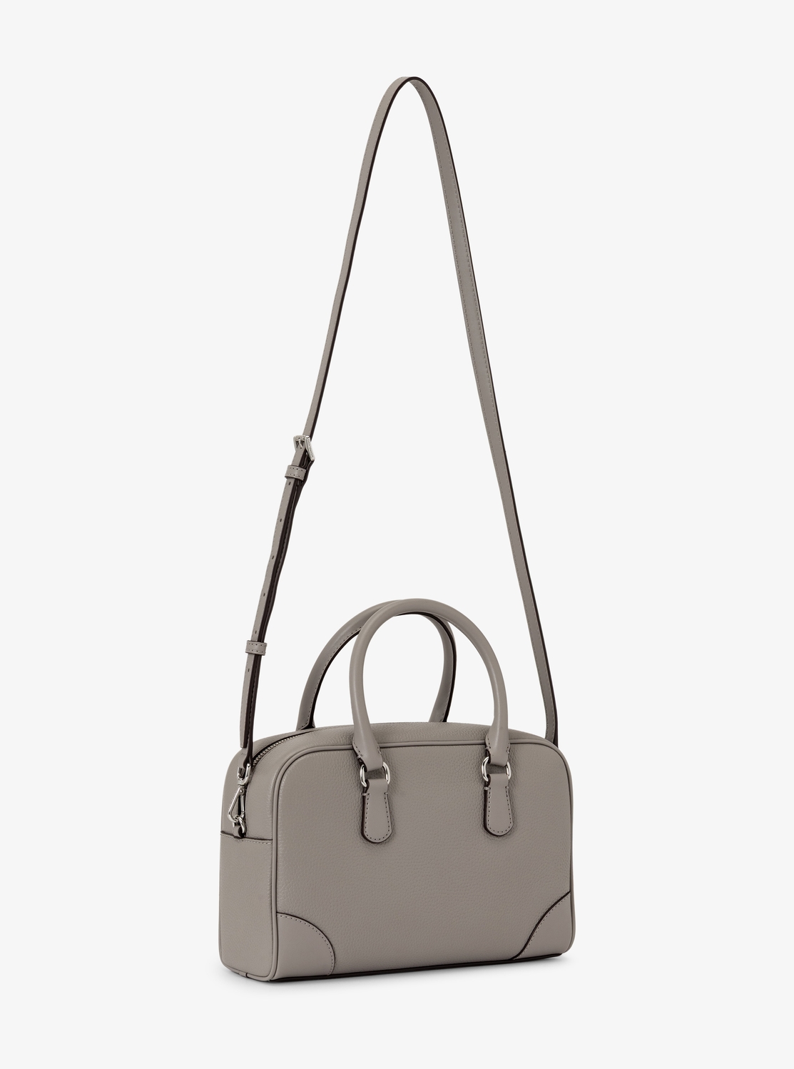 エルサ　F307 公式アウトレット】THOMPSON ぺブル レザー ダッフル サッチェル