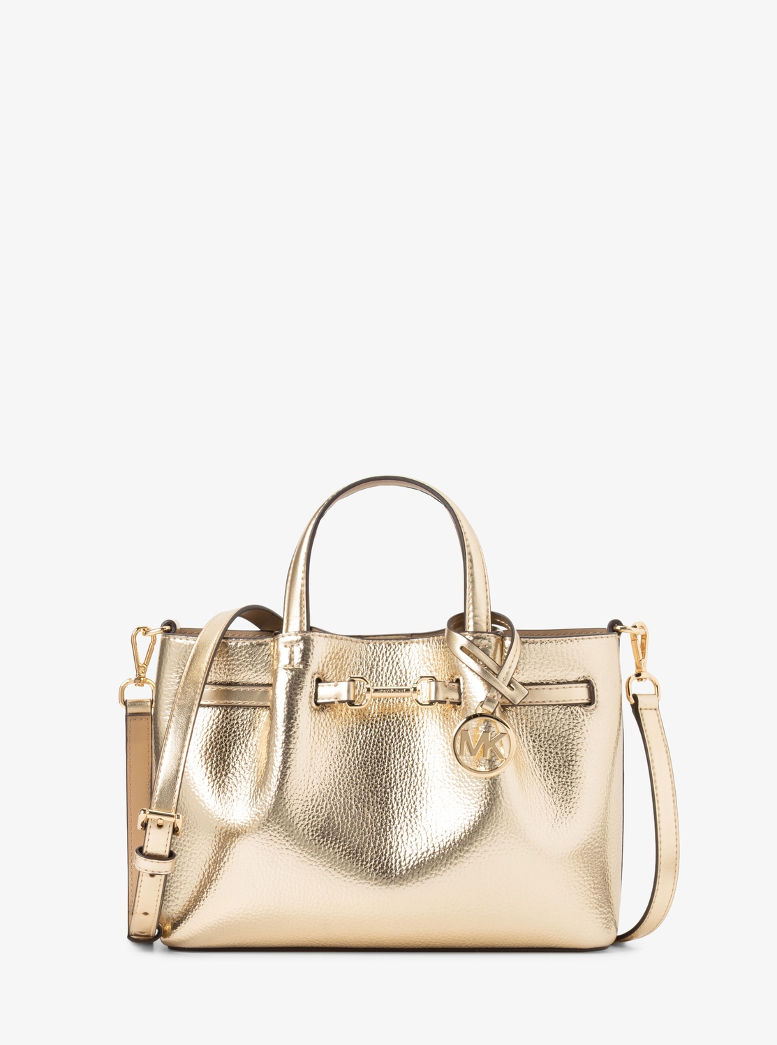 Joy　M K CARSONセンタージップサッチェル スモール タグ付き 公式アウトレット】CARSON メタリック センタージップ サッチェル