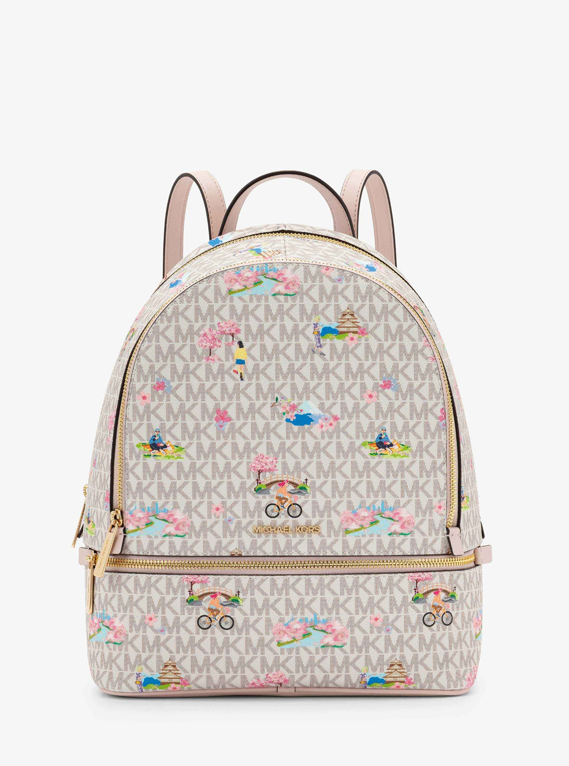 【日本限定】RHEA エンベリッシュ ジップ バックパック ミディアム - MKシグネチャー