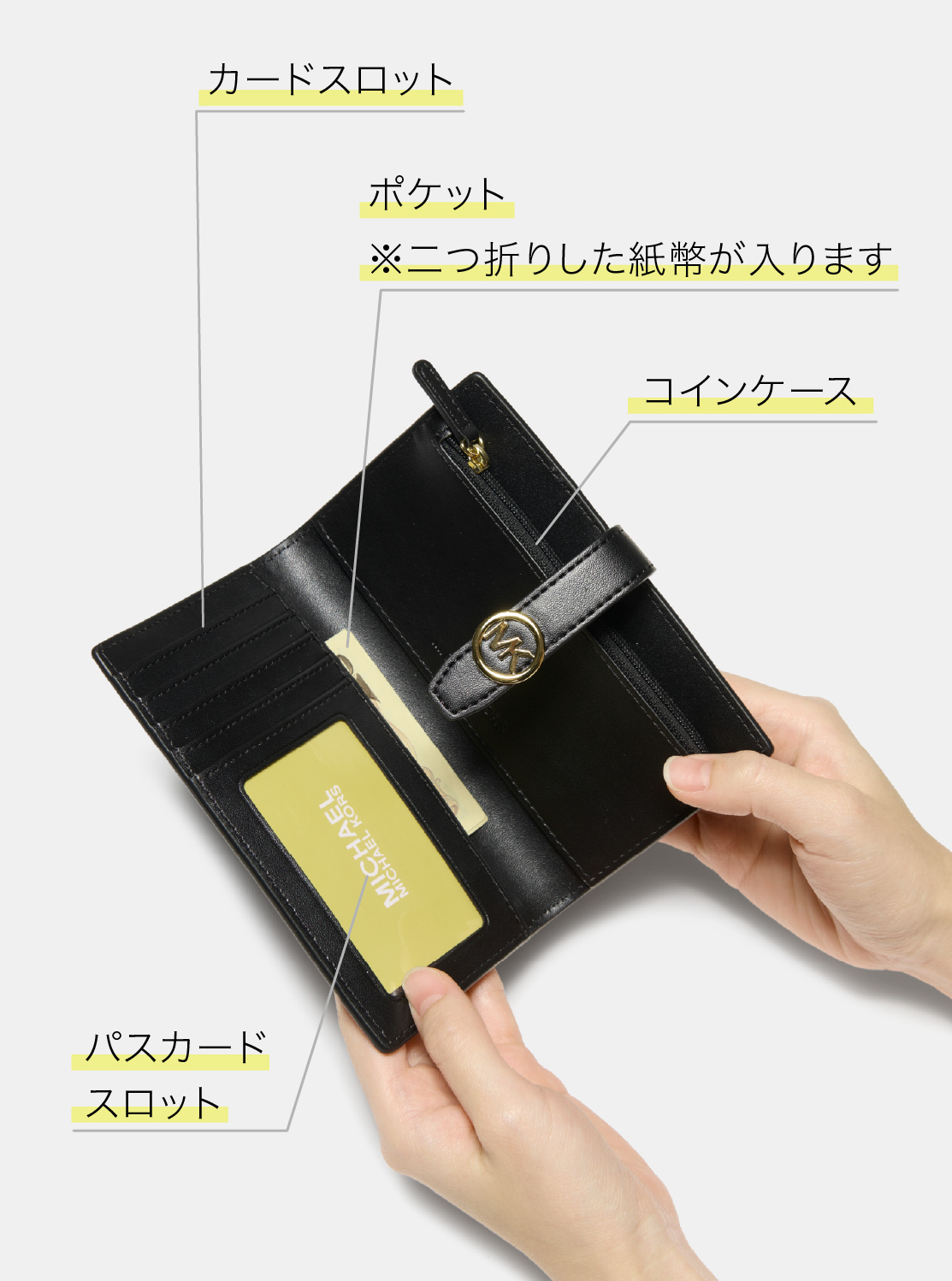 ☆MICHAEL KORS☆ GREENWICH サフィアーノ レザー ウォレット 公式アウトレット】GREENWICH サフィアーノ レザー ウォレット