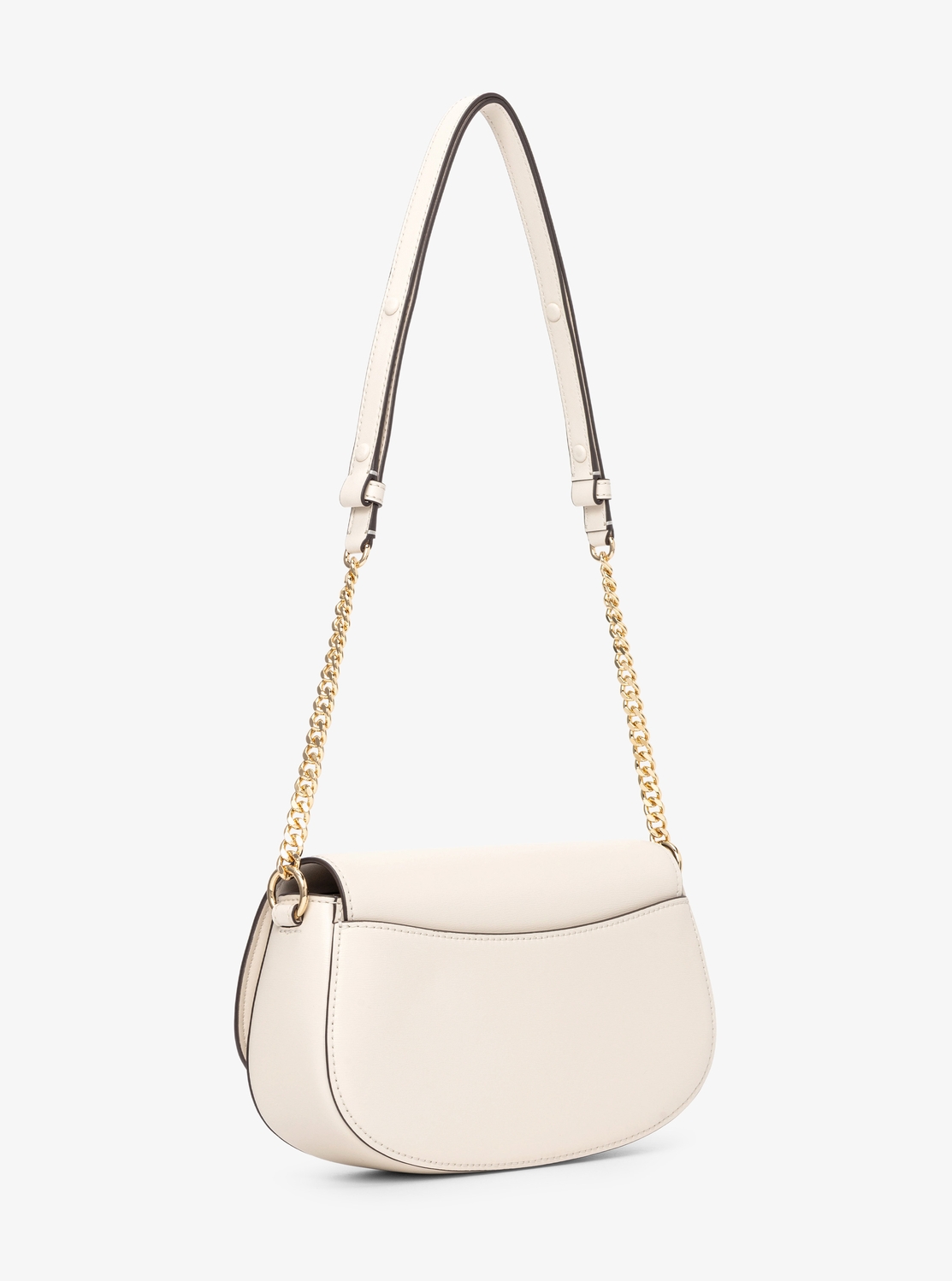 MICHAEL KORS ホワイト　ボディバッグ　レザー 公式アウトレット】MILA レザー クロスボディ ミディアム