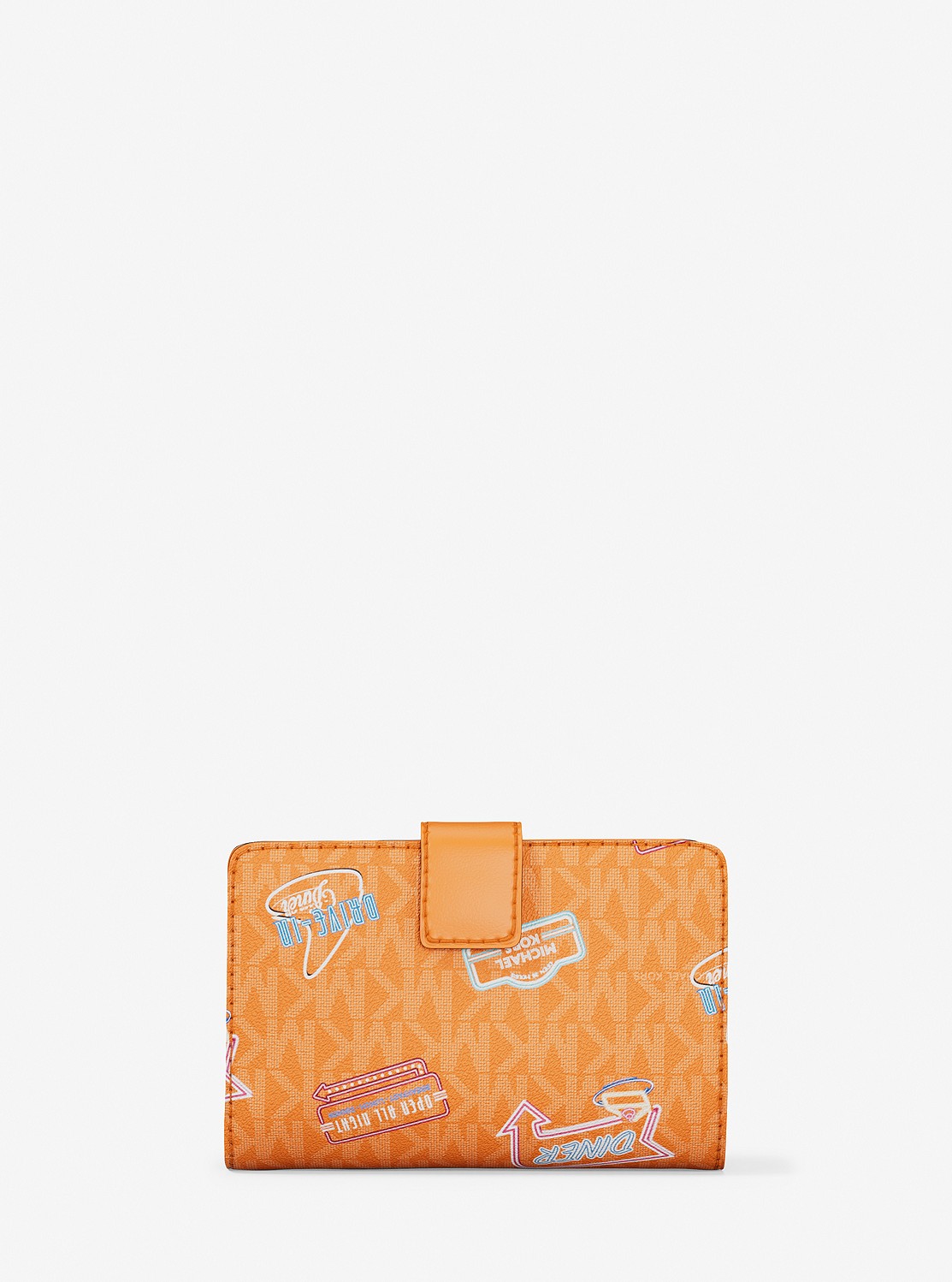 JET SET TRAVEL ビルフォールド ジップ コンパクトウォレット ミディアム - MKシグネチャー