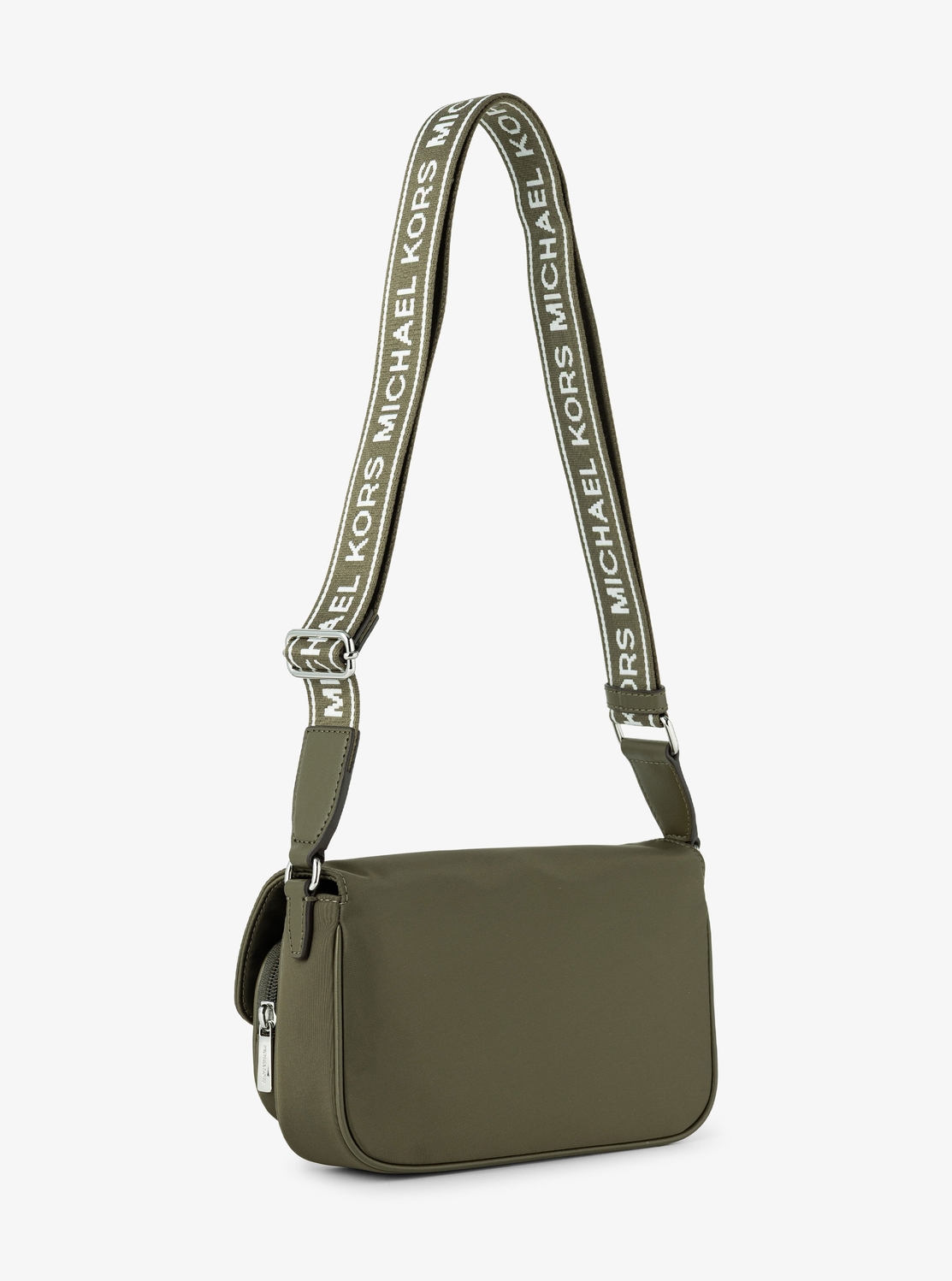 Michael Kors☆ ナイロン・スマートフォン・クロスボディー 新品MICHAELKORSJET SET ナイロンギャバジンス マートフォン