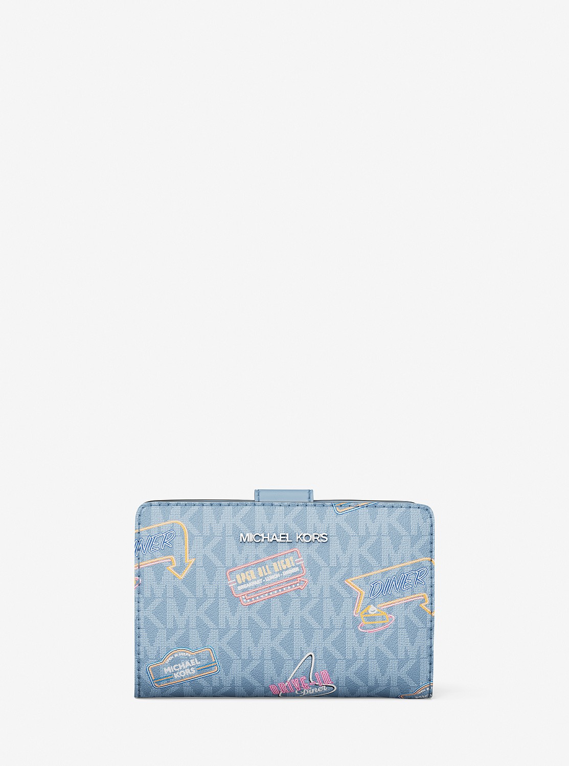 JET SET TRAVEL ビルフォールド ジップ コンパクトウォレット ミディアム - MKシグネチャー