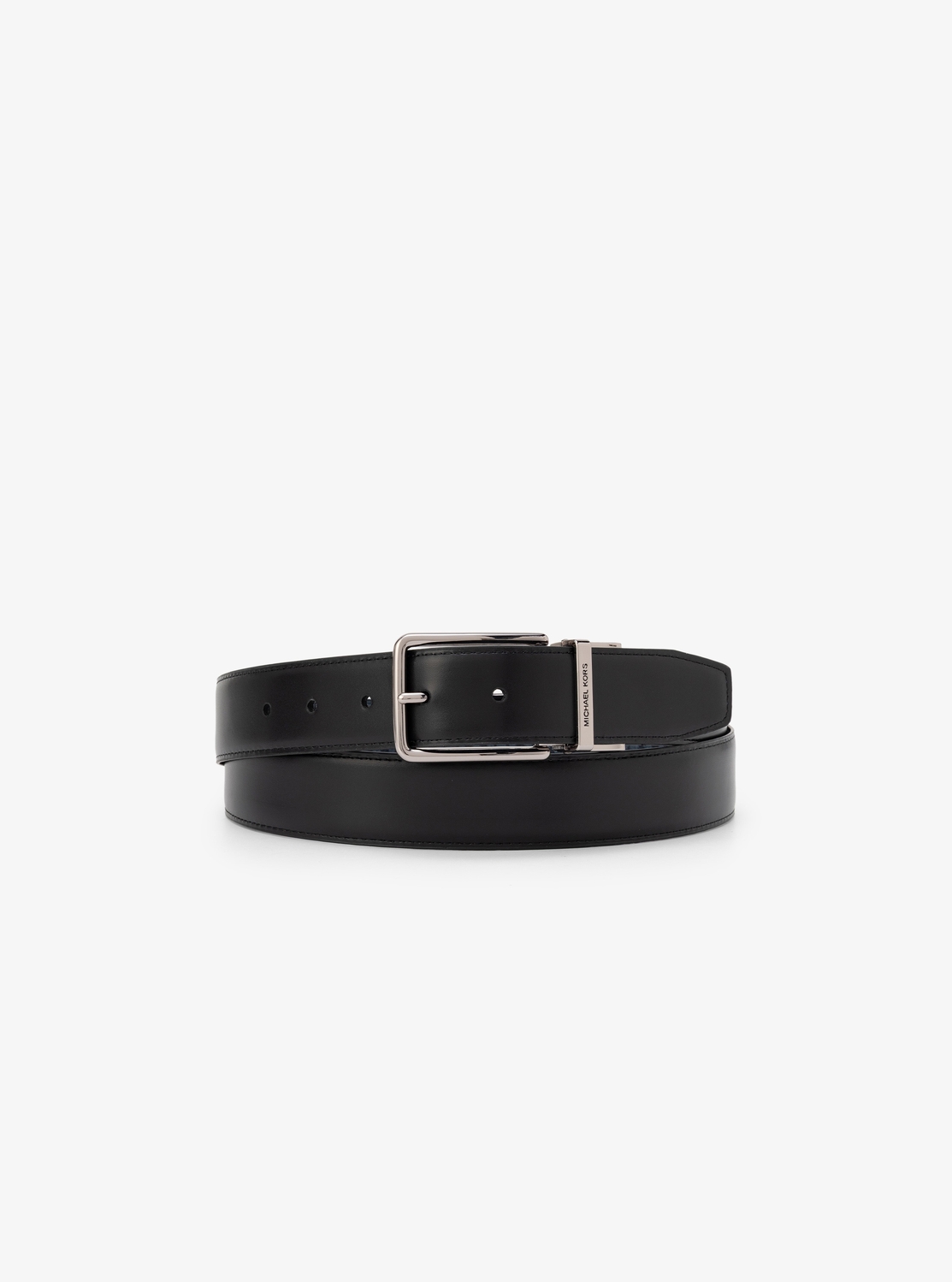 リバーシブル ロゴ レザー ベルト - MKシグネチャー