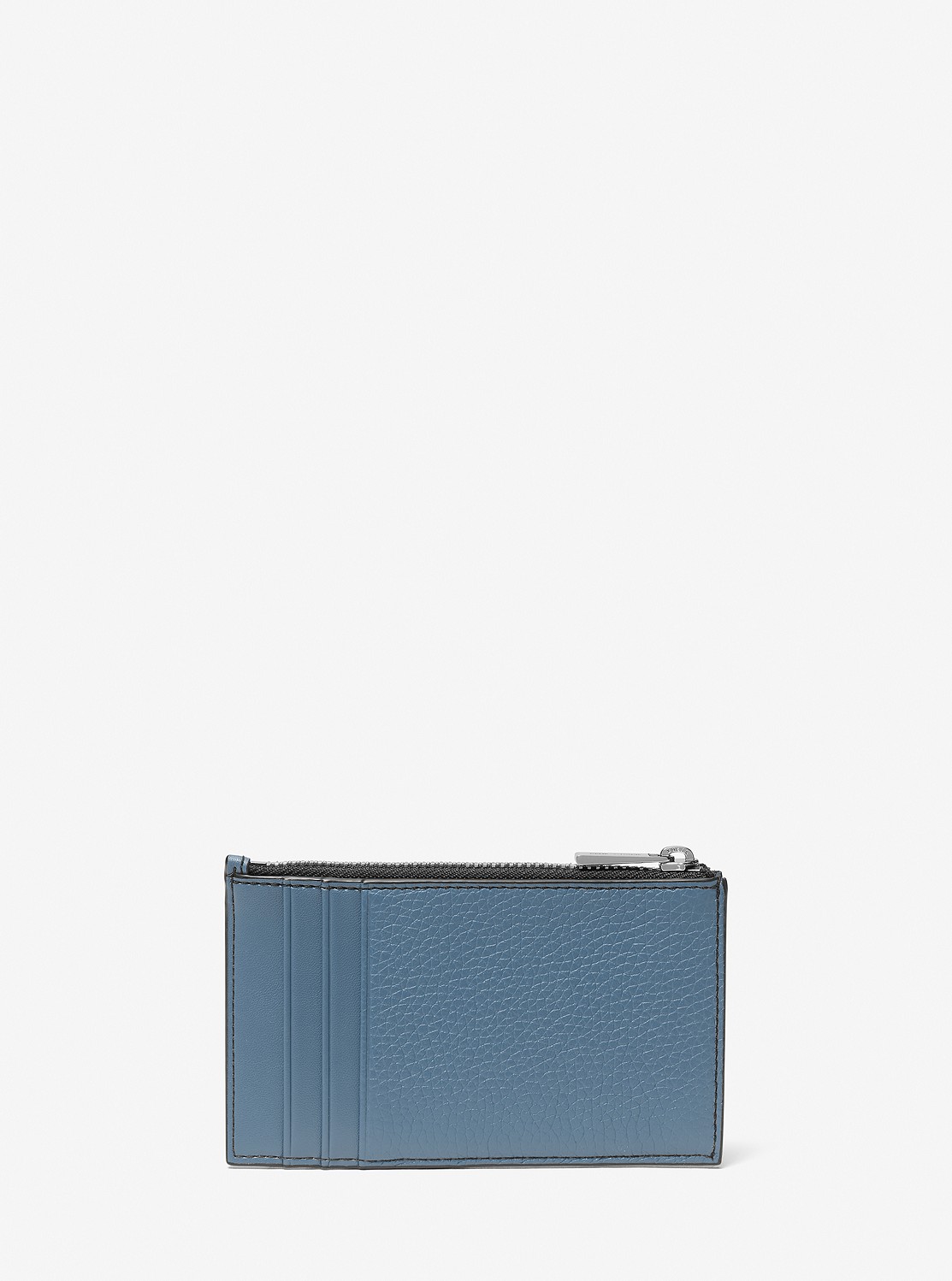 COOPER ぺブルレザー スリム ジップ ウォレット