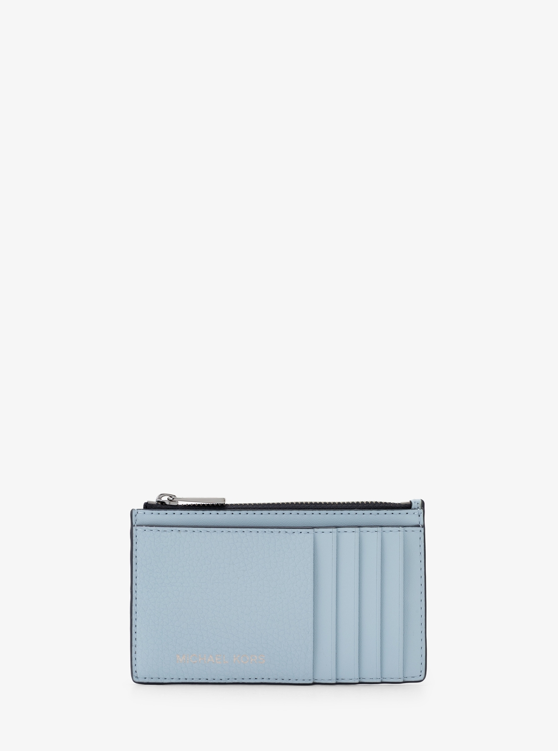COOPER ぺブルレザー スリム ジップ ウォレット