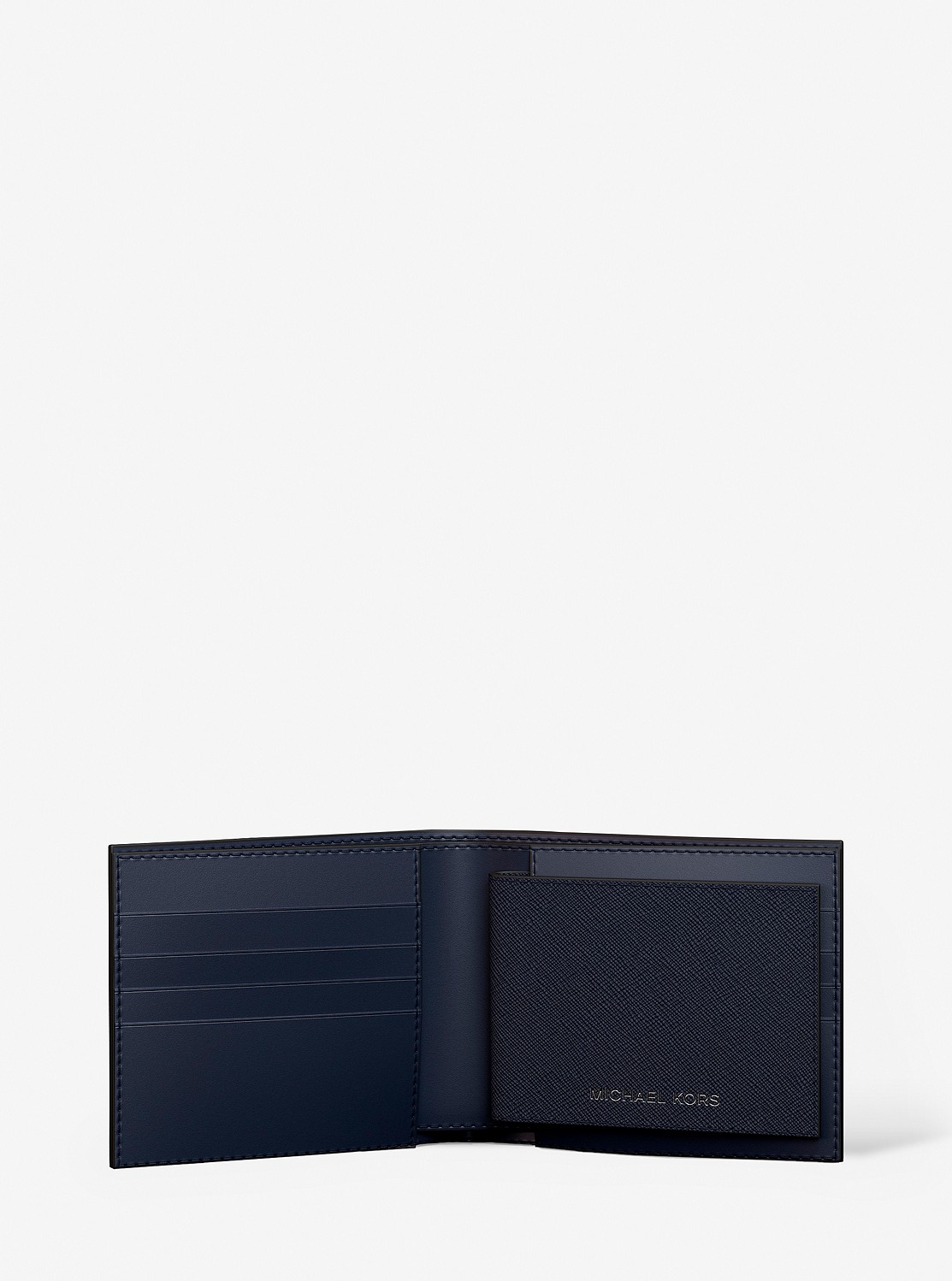 Michael Kors サフィアーノレザー I phone入れ 折りたたみ財布 Michael Kors サフィアーノレザー I phone入れ 折りたたみ財布