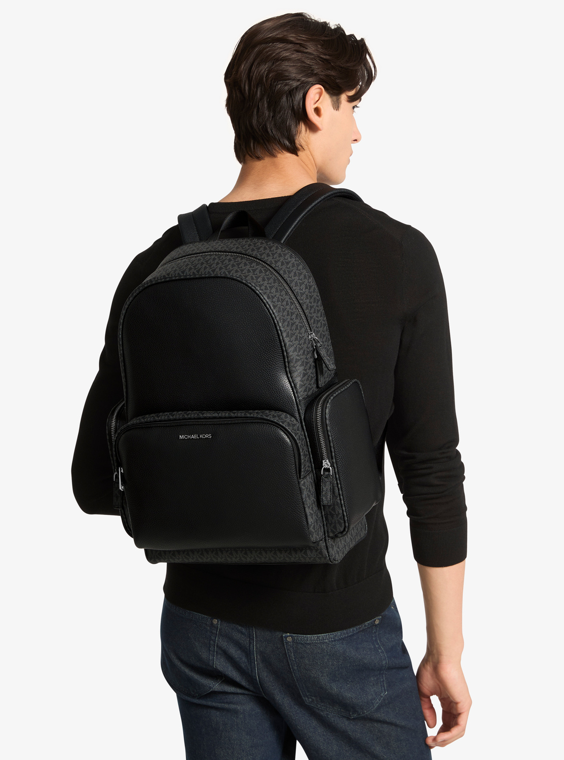 最終値下げ！　新品　未使用　MICHAEL KORS オーバーピーコート 公式アウトレット】COOPER トリプル ポケット Aライン バックパック