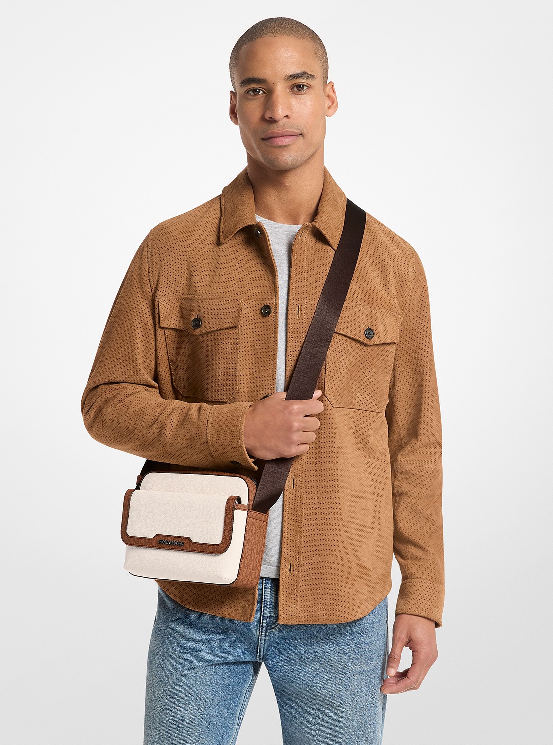 公式アウトレット】COOPER ぺブルレザー フラップ カメラバッグ