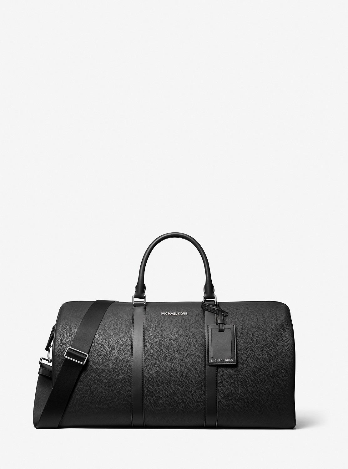 【最終セール：メンズ】Michael Kors Embellish バッグ 公式アウトレット】COOPER ぺブルレザー ダッフル バッグ