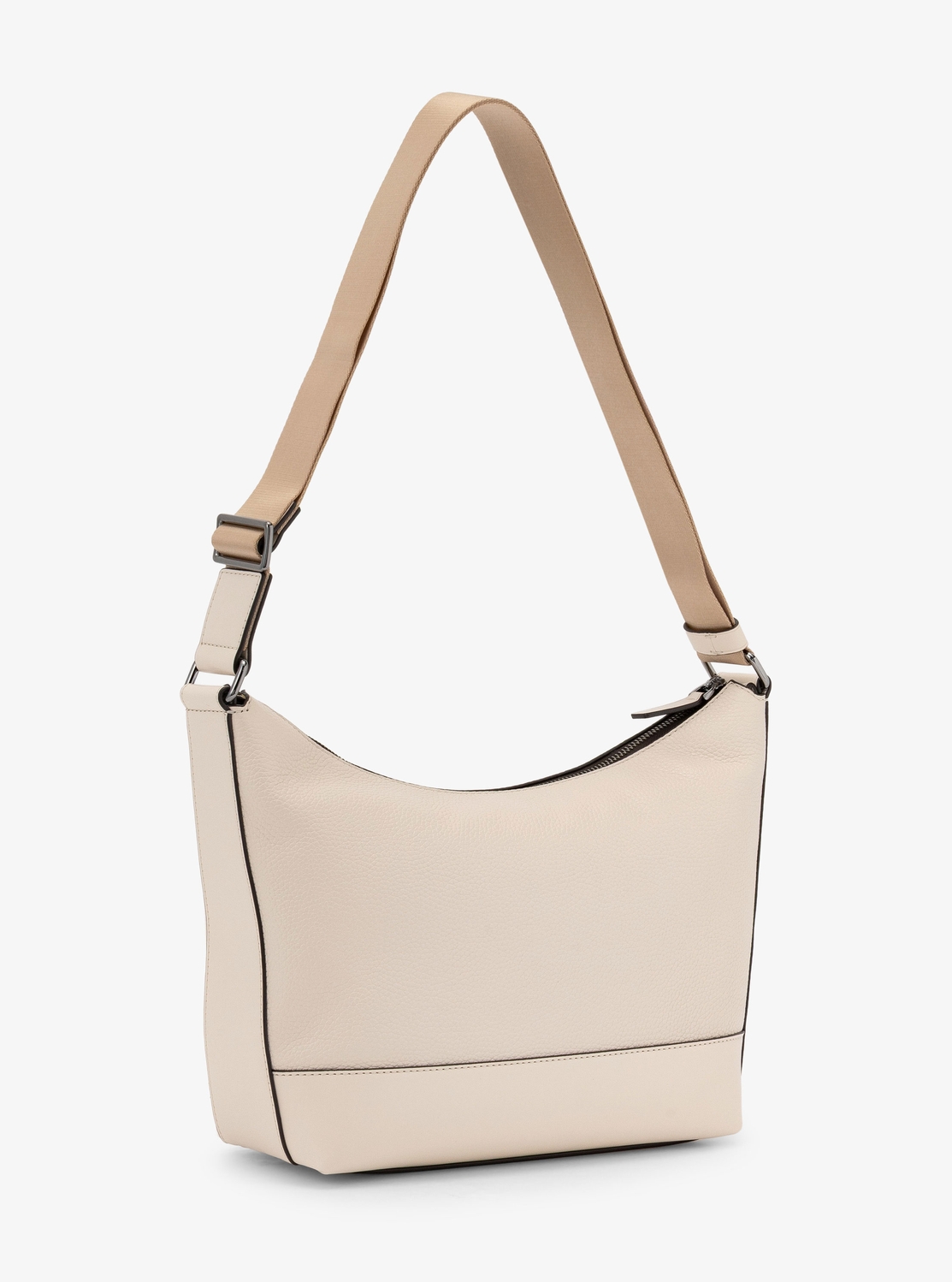 COOPER ぺブル レザー クレセントバッグ