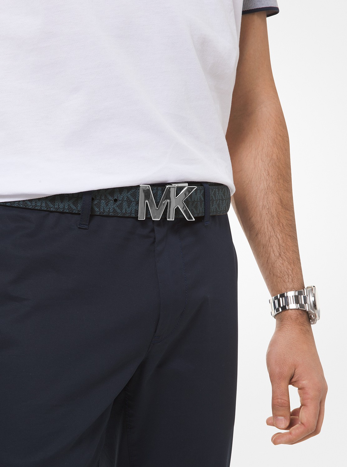 MICHAEL KORS リバーシブルベルト 556414CK リバーシブル ベルト - MKシグネチャー | ベルト・ネクタイ