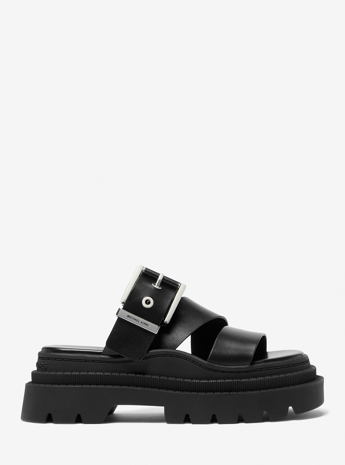MICHAEL KORS スポーツサンダル ブラック24.5㎝ Amazon | Michael Kors レディース Mk チャーム スライド