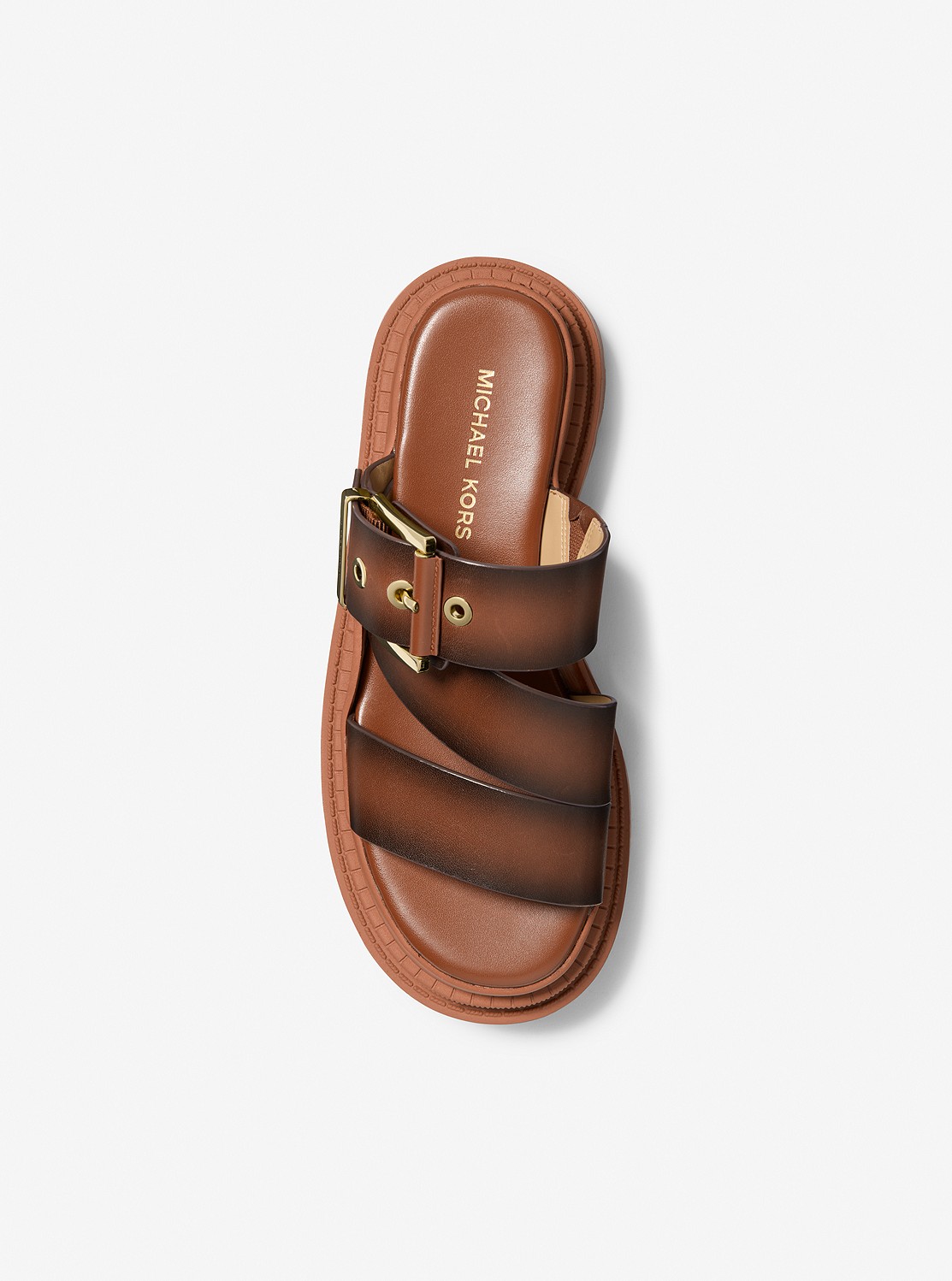 【Michael Kors】COLBY バーニッシュ レザー サンダル COLBY バーニッシュ レザー プラットフォーム サンダル