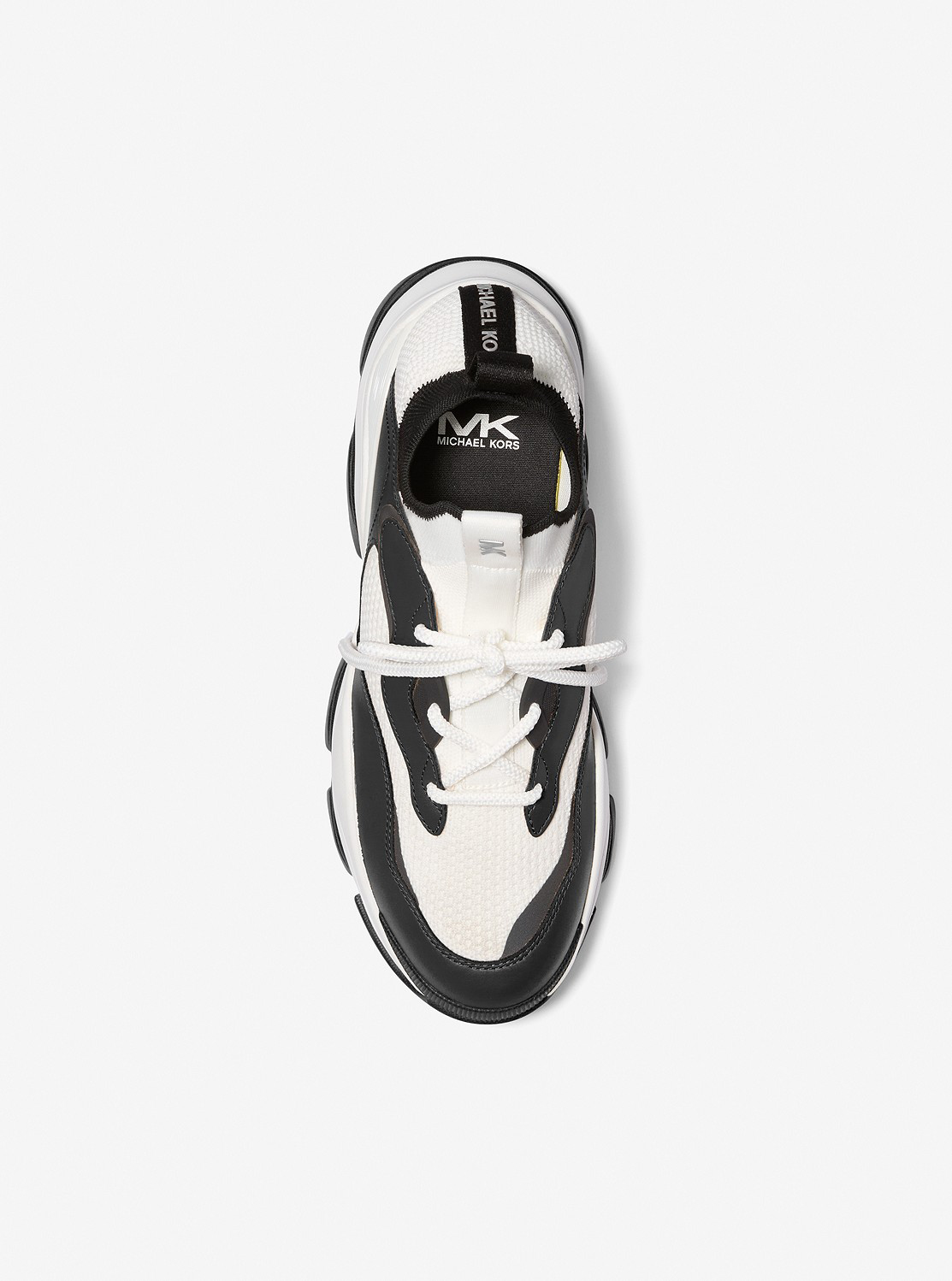 ARLAS ストレッチニット レザー スニーカー