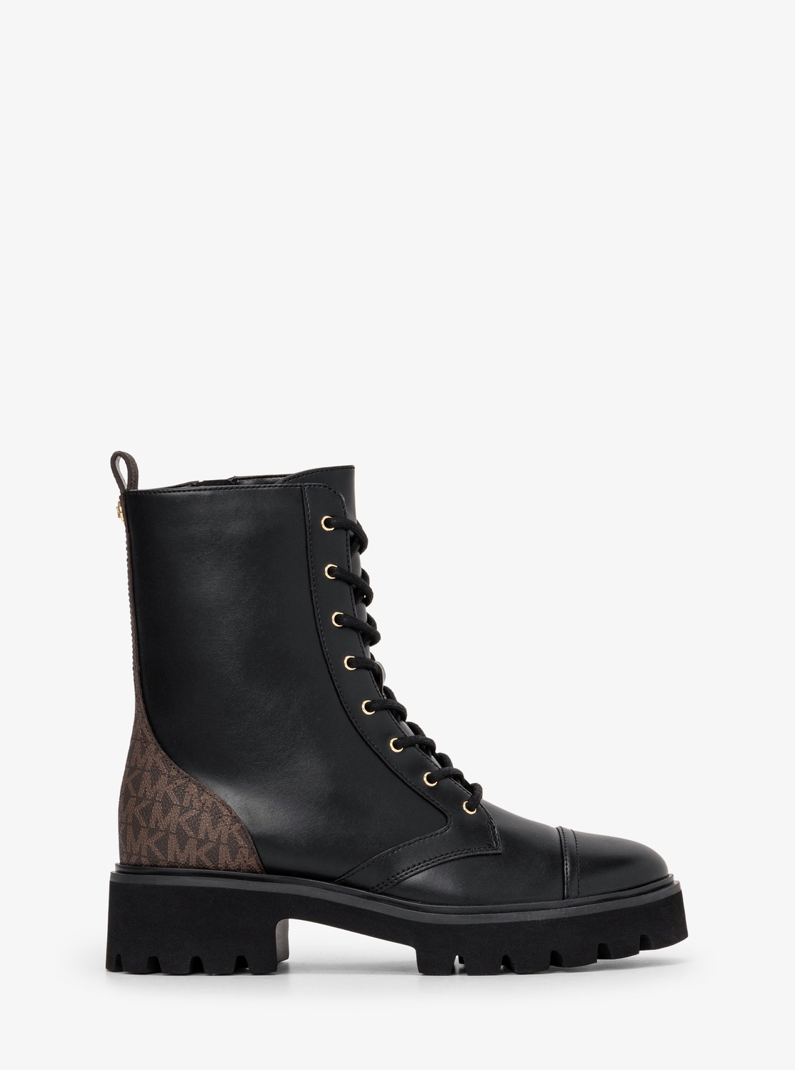 早期限定【新品】マイケルコース　ブーツ 公式アウトレット】WEISS コンバット ブーティ - ブーツ|マイケル