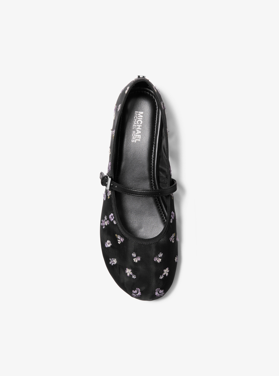 PHOEBE エンブリッシュ メッシュ バレエシューズ