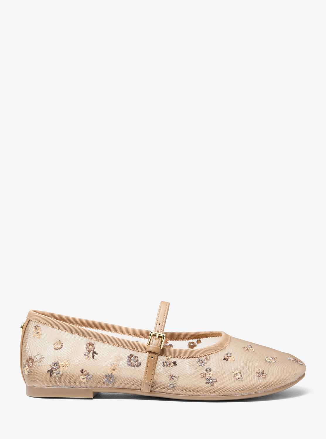 PHOEBE エンブリッシュ メッシュ バレエシューズ