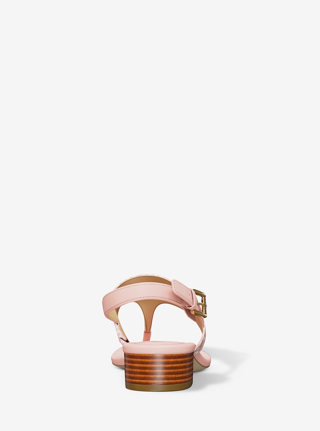 MICHAEL KORS ピンクベージュ トングサンダル 6M フラワー