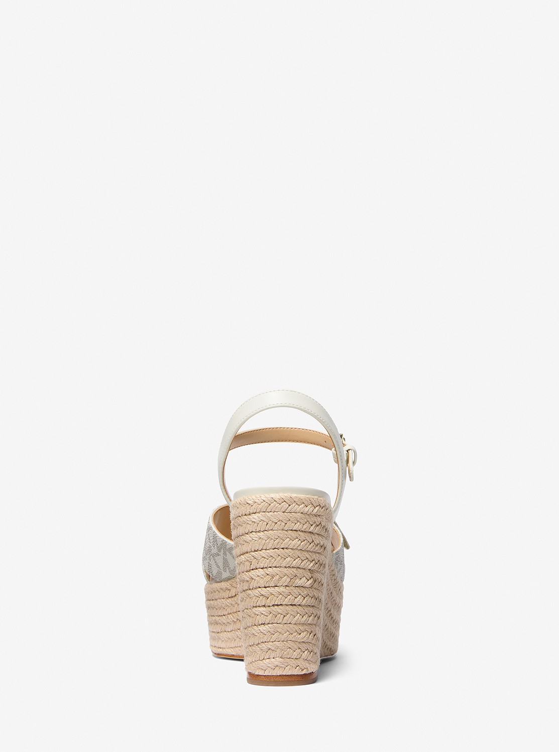 新品未使用  MICHAEL KORS ウェッジソールサンダル Michael Kors ネイビー ウェッジサンダル - メルカリ