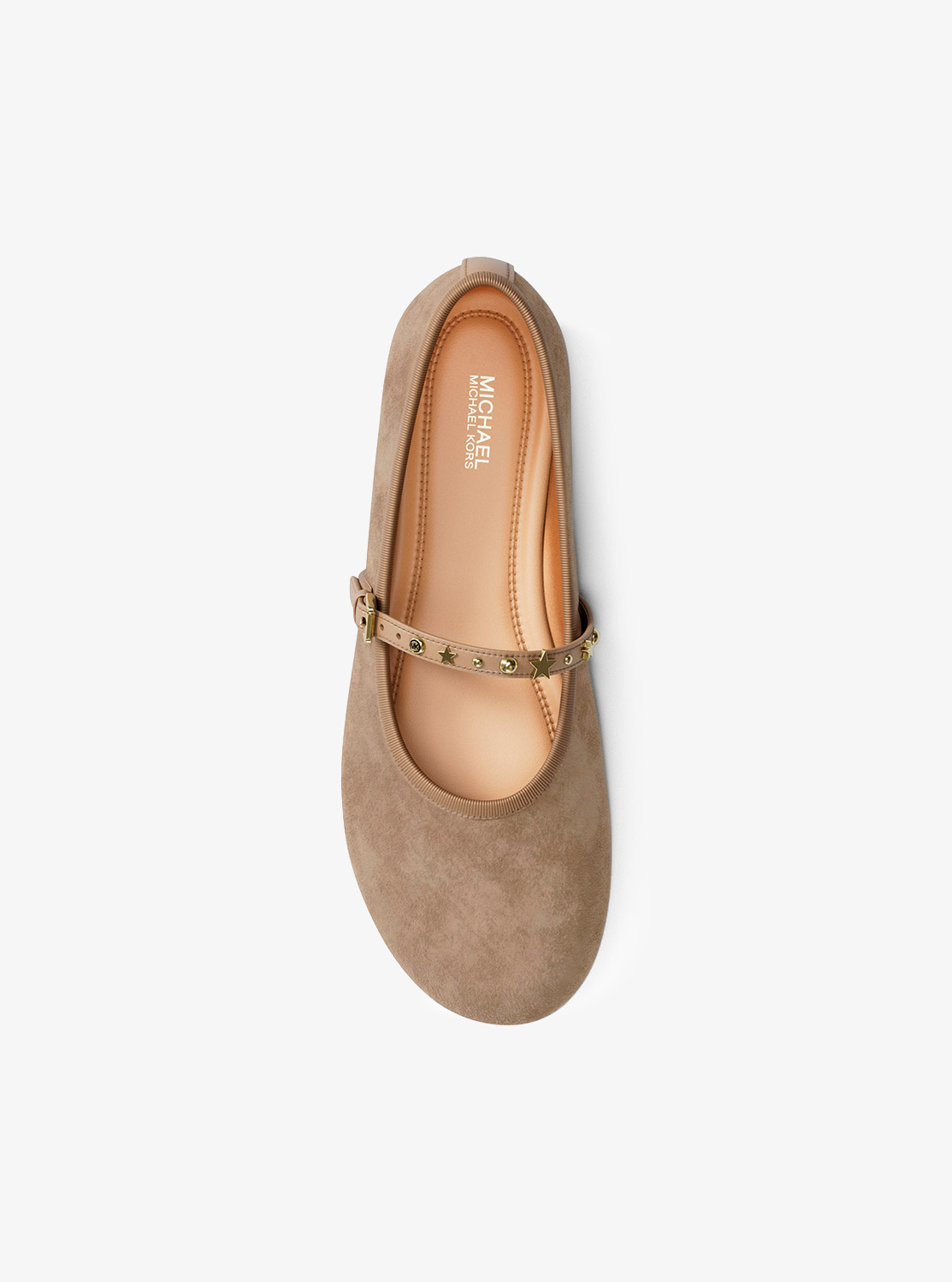 PHOEBE エンブリッシュ レザー バレエシューズ