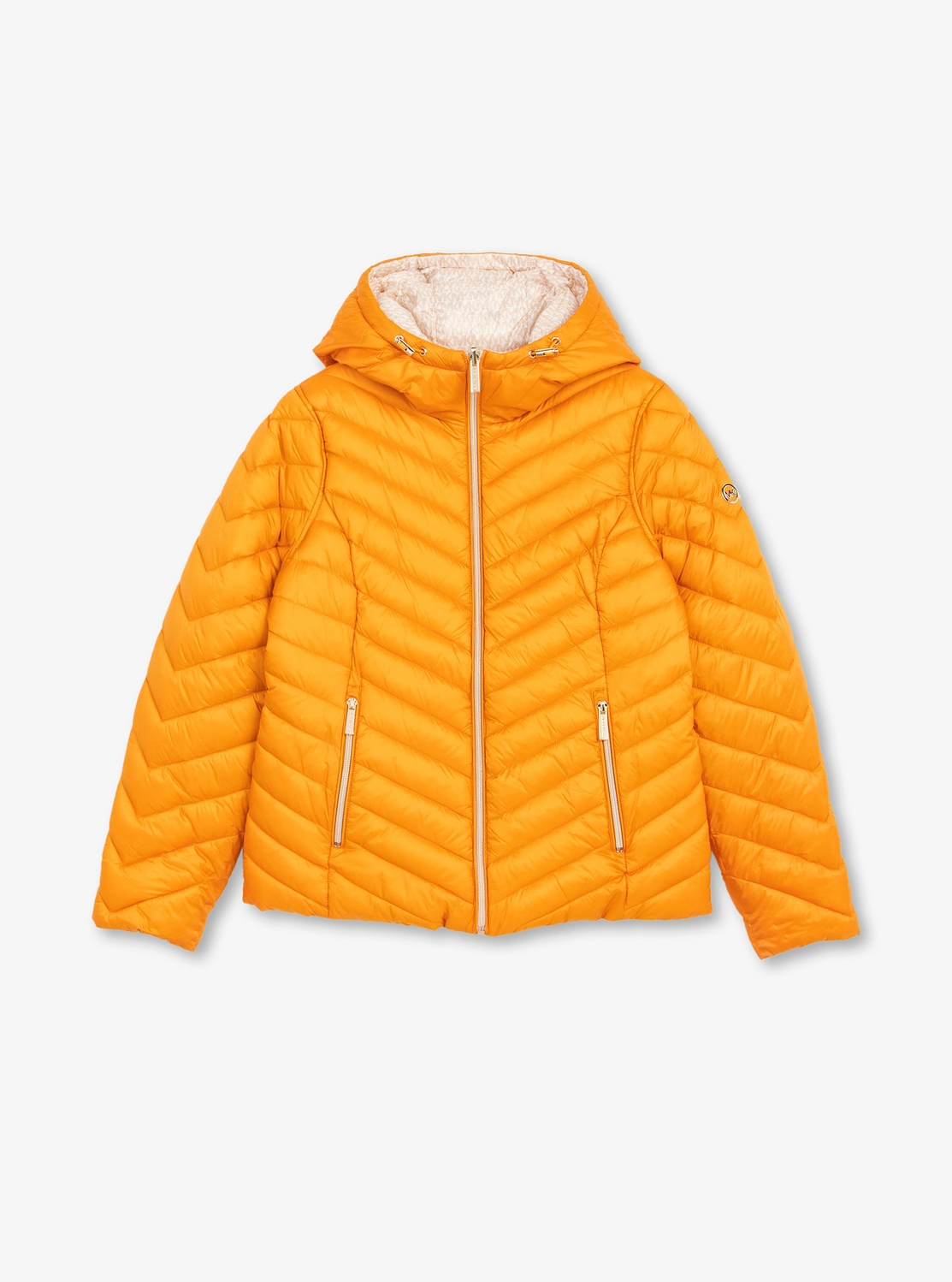 【未使用】MICHAEL KORS リバーシブル MKロゴ パッカブルジャケット 公式アウトレット】リバーシブル MKロゴ パッカブル ジャケット