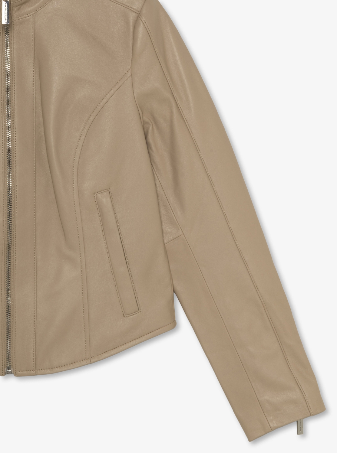 MICHAEL KORS バーニッシュ レザー ブレザー　ジャケット MICHAEL KORS（マイケルコース） 革ジャン ライダース レザー レーサー