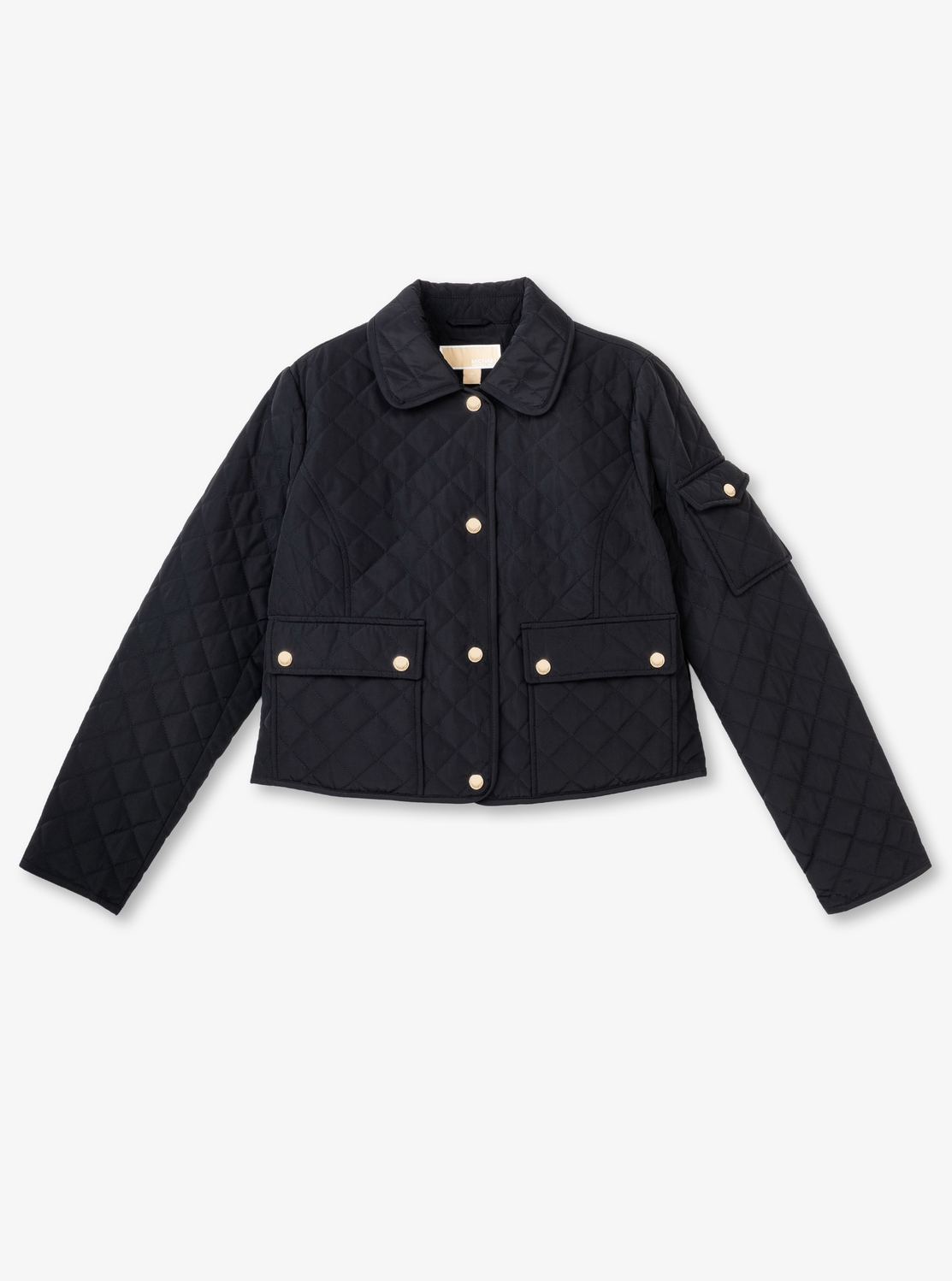 ダブル パッチ ポケット キルティング ジャケット