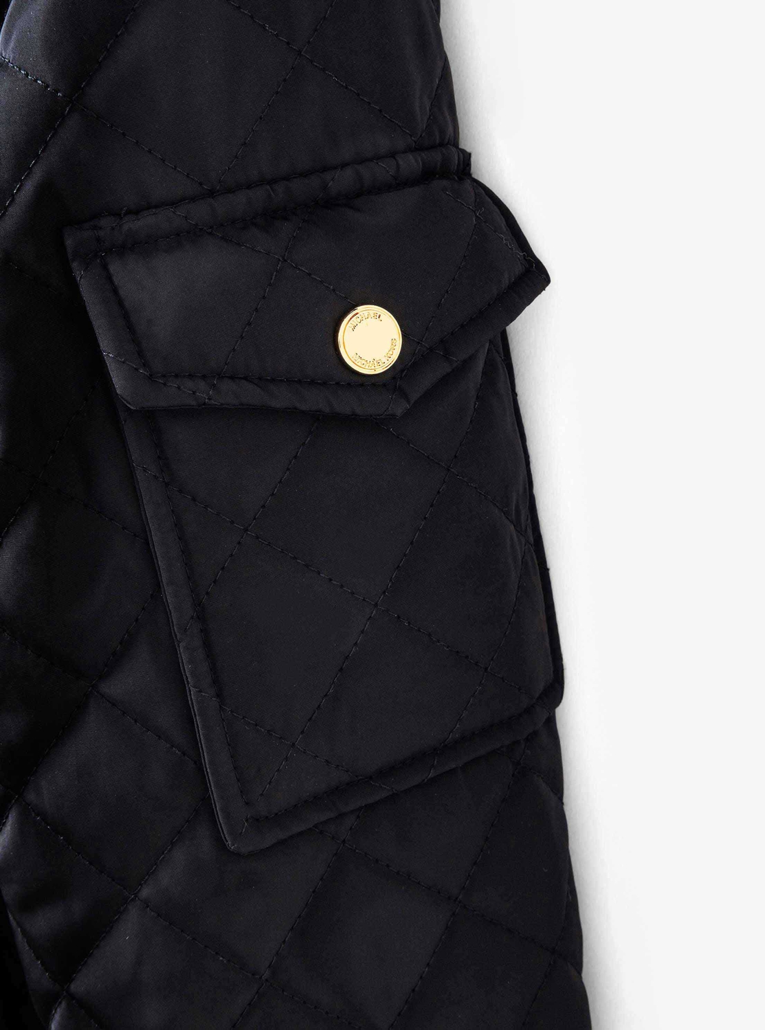 ダブル パッチ ポケット キルティング ジャケット