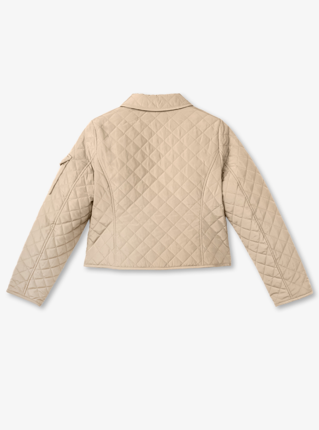 ダブル パッチ ポケット キルティング ジャケット