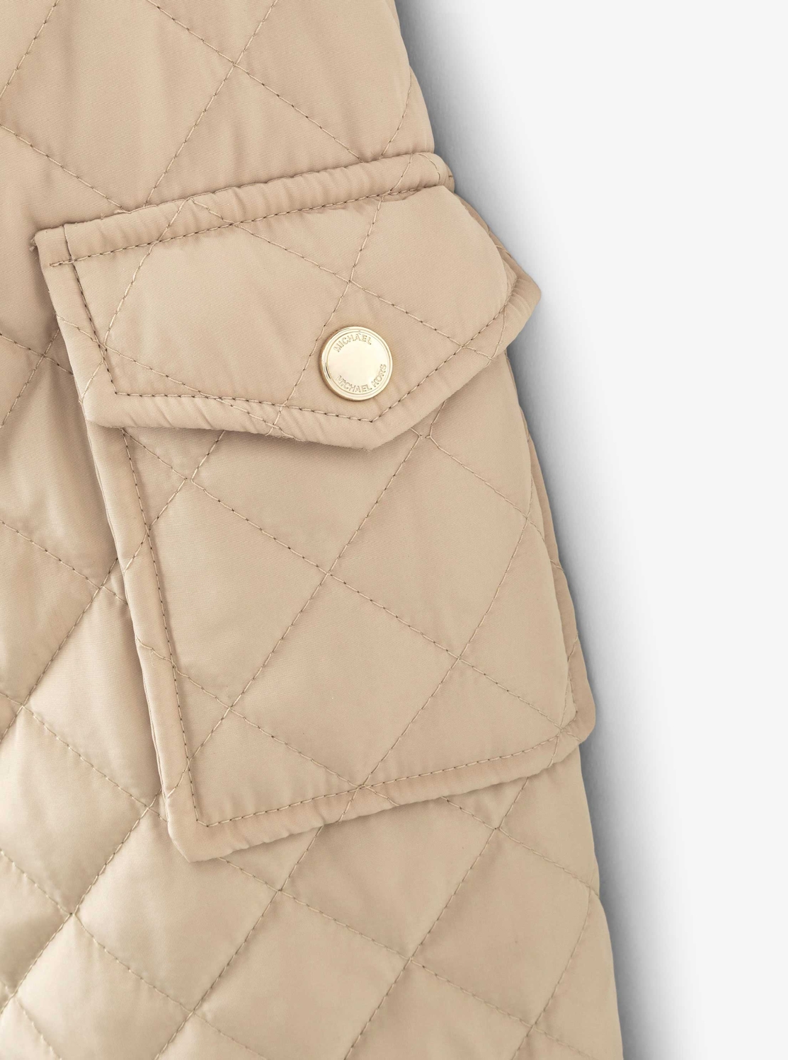 ダブル パッチ ポケット キルティング ジャケット