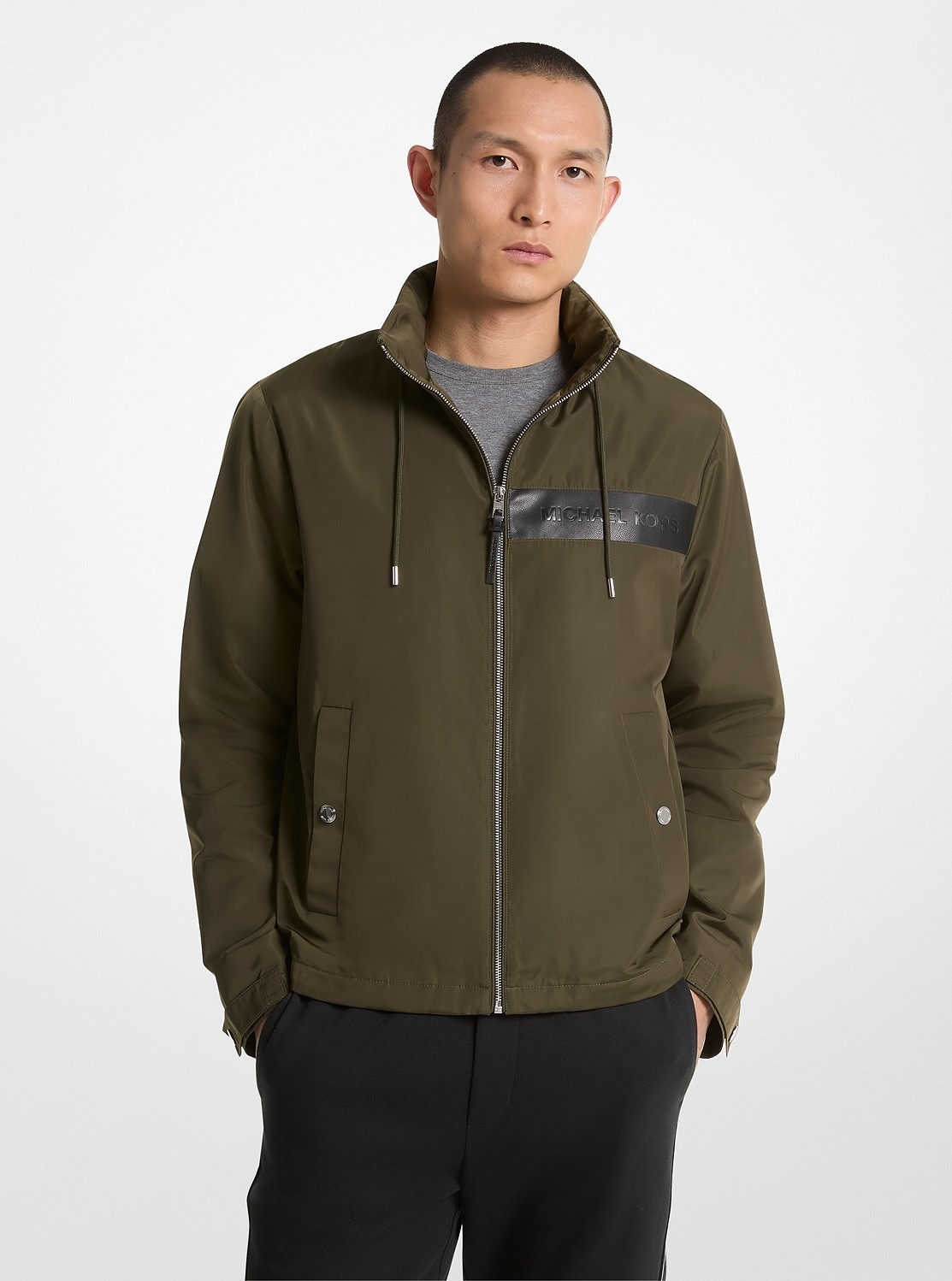 MICHAEL KORS 軽量ウィンドブレーカー L 公式アウトレット】MK ウインドブレーカー - ウェア|マイケル