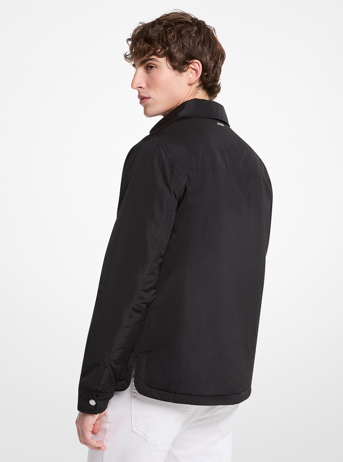 ウーヴン シャツ ジャケット