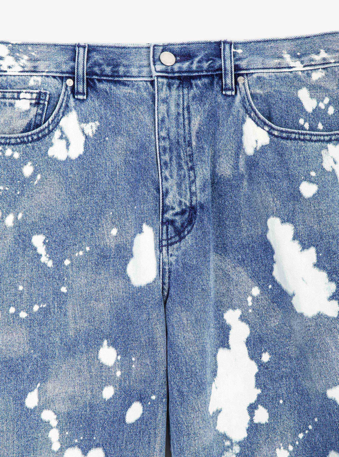 ARDEN スプラッター デニム リラックスフィット ジーンズ