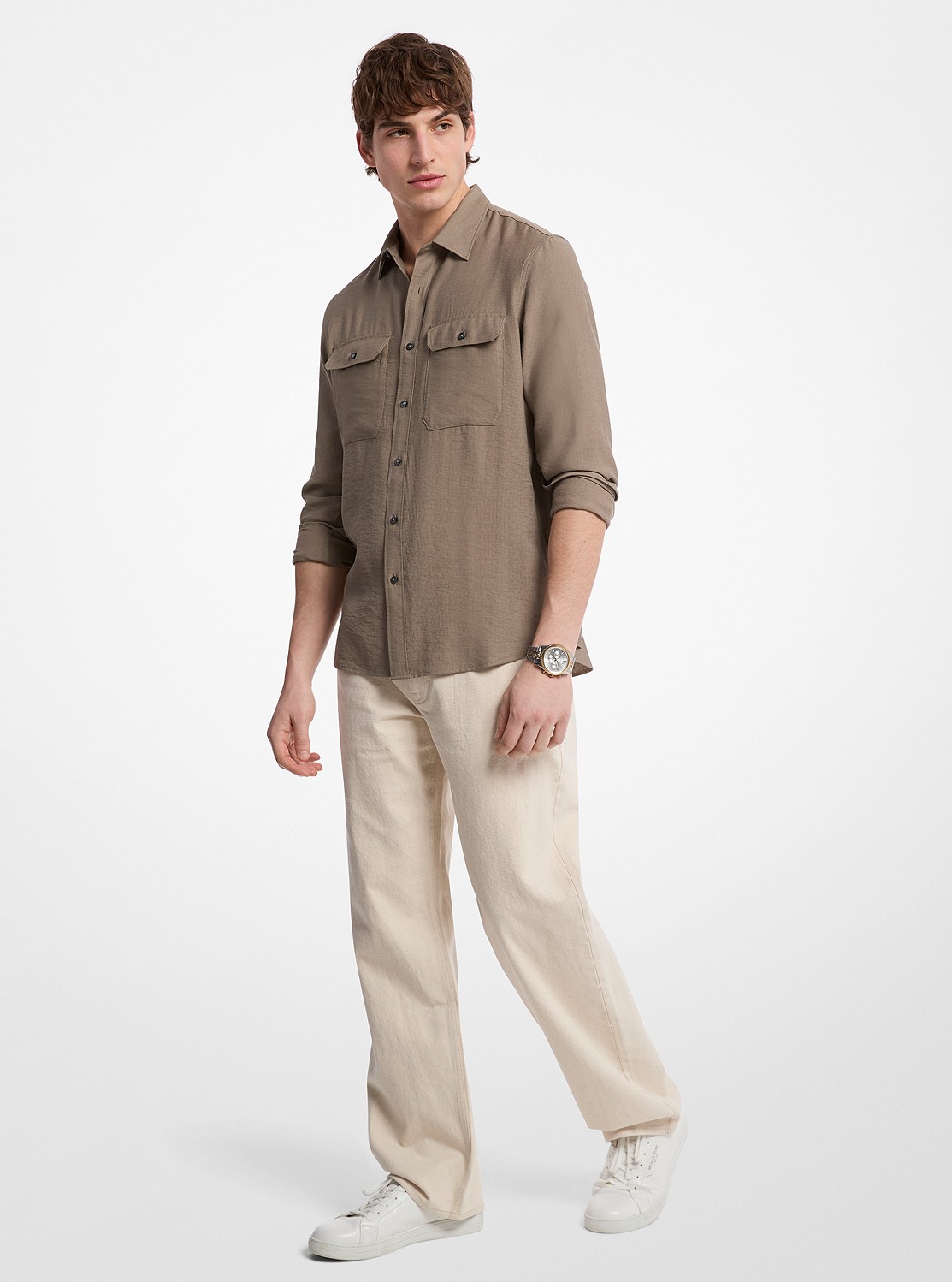 クラシック フィット ウーヴン シャツ