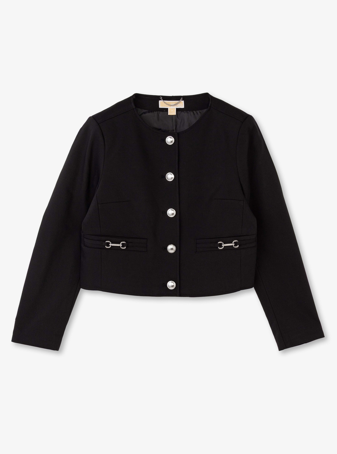 MICHAEL KORS ブラック ブルゾン XS セール】ユニセックス サテン シーレ ボマージャケット