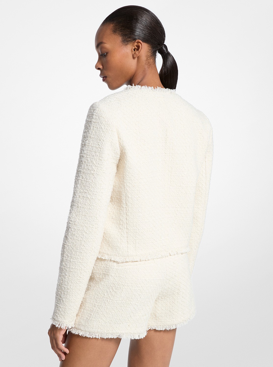 フレイ Vネック ツイード ジャケット